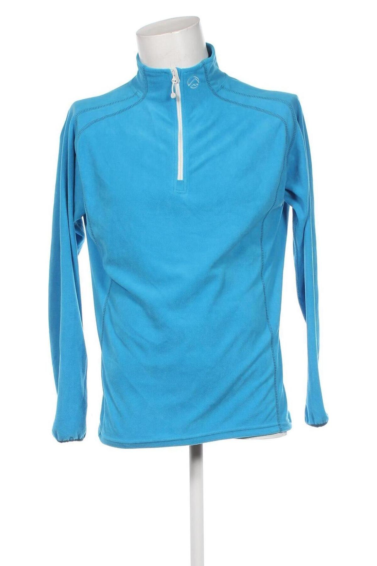 Herren Fleece Shirt, Größe M, Farbe Blau, Preis 11,69 €