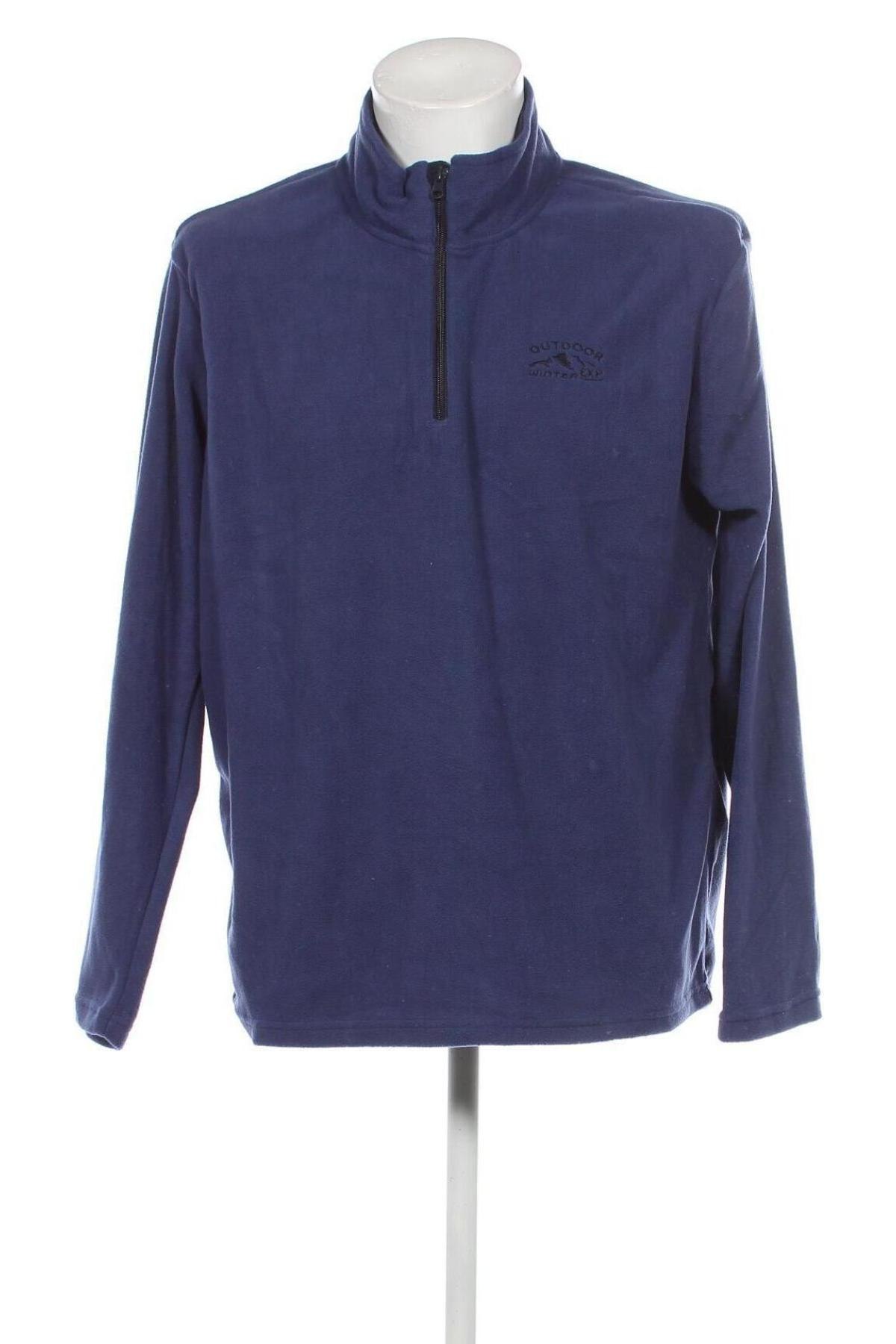 Ανδρική μπλούζα fleece Atlas For Men, Μέγεθος XL, Χρώμα Μπλέ, Τιμή 5,88 €