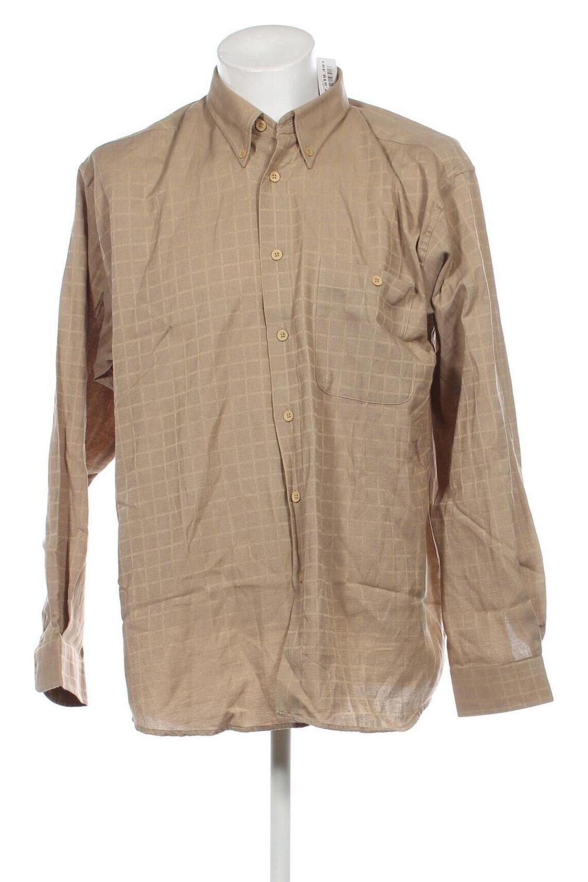 Ανδρικό πουκάμισο, Μέγεθος XL, Χρώμα Καφέ, Τιμή 8,97 €