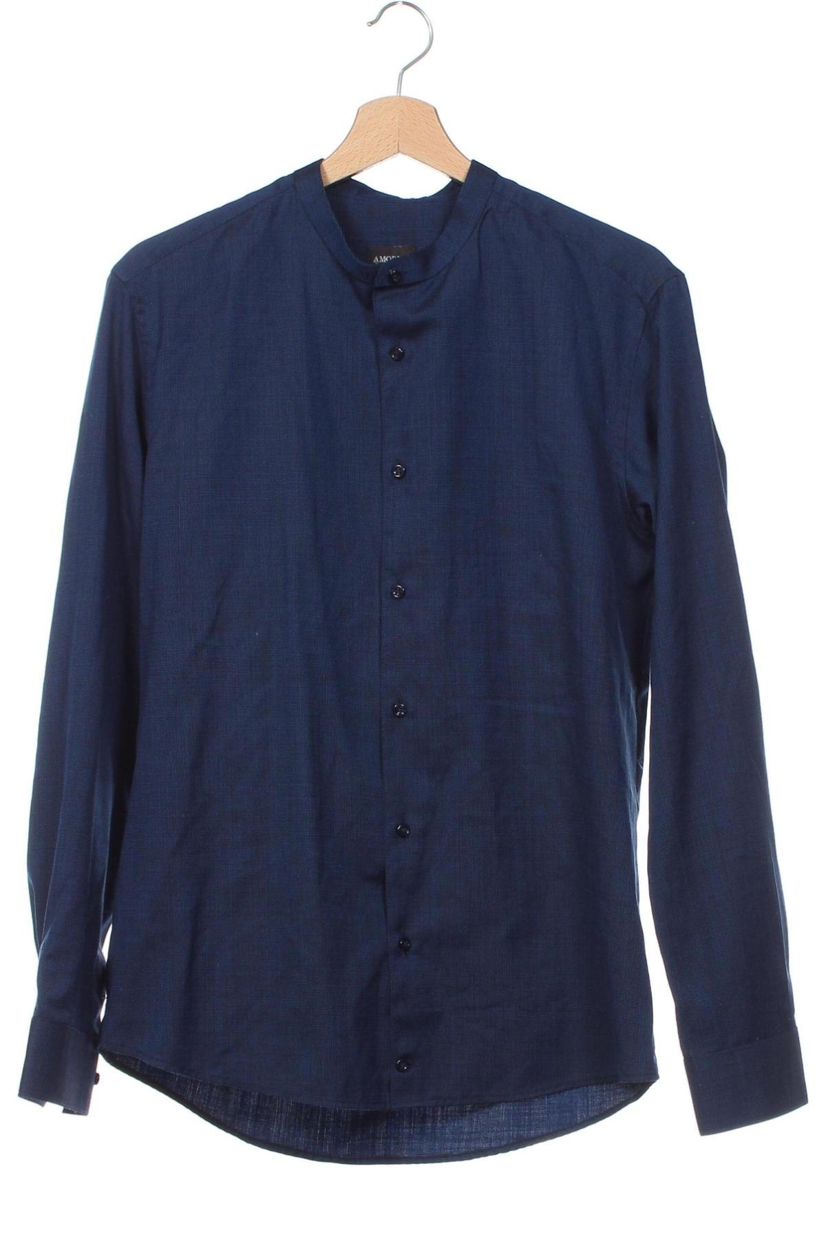 Ανδρικό πουκάμισο, Μέγεθος S, Χρώμα Μπλέ, Τιμή 7,18 €
