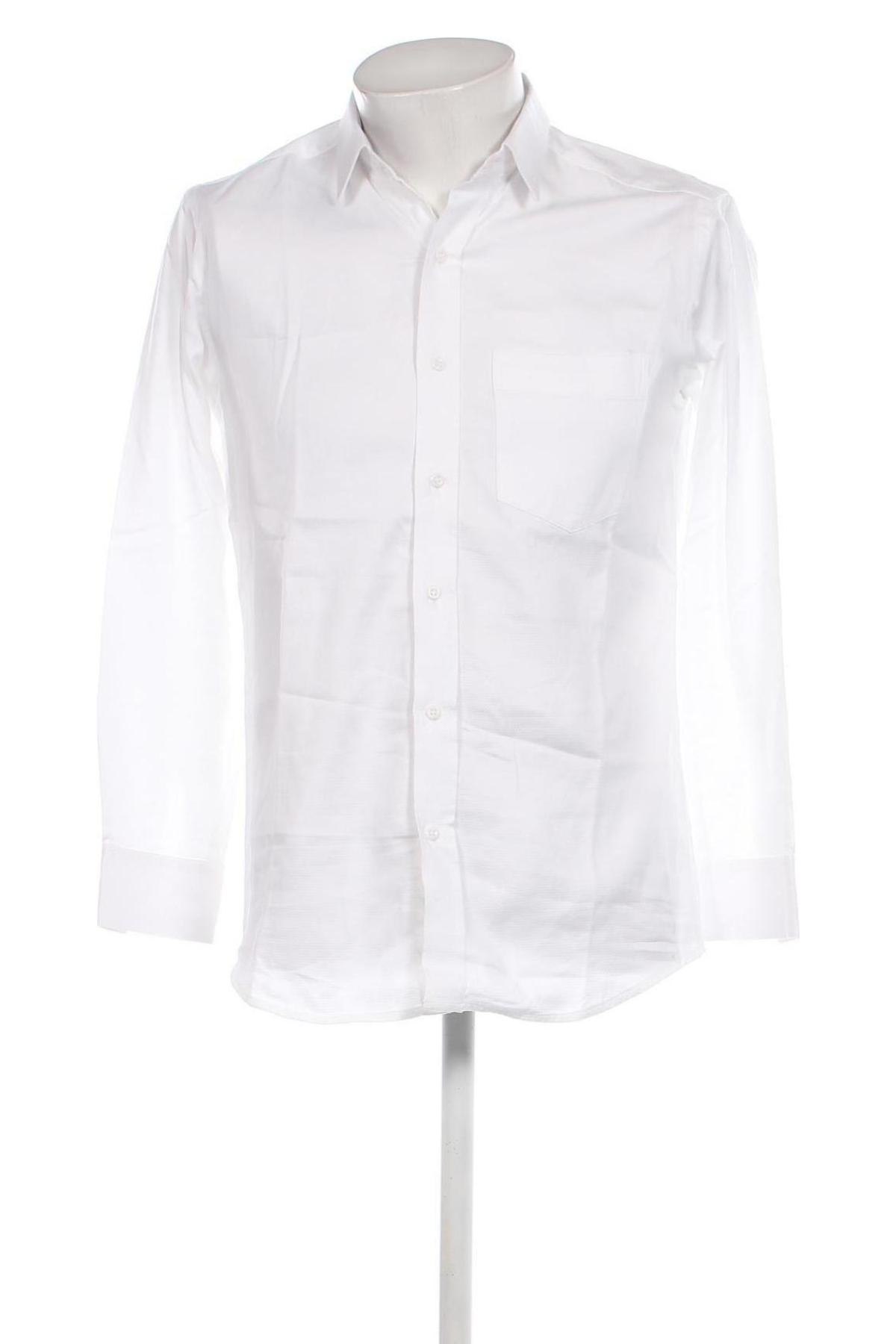 Ανδρικό πουκάμισο, Μέγεθος M, Χρώμα Λευκό, Τιμή 8,46 €