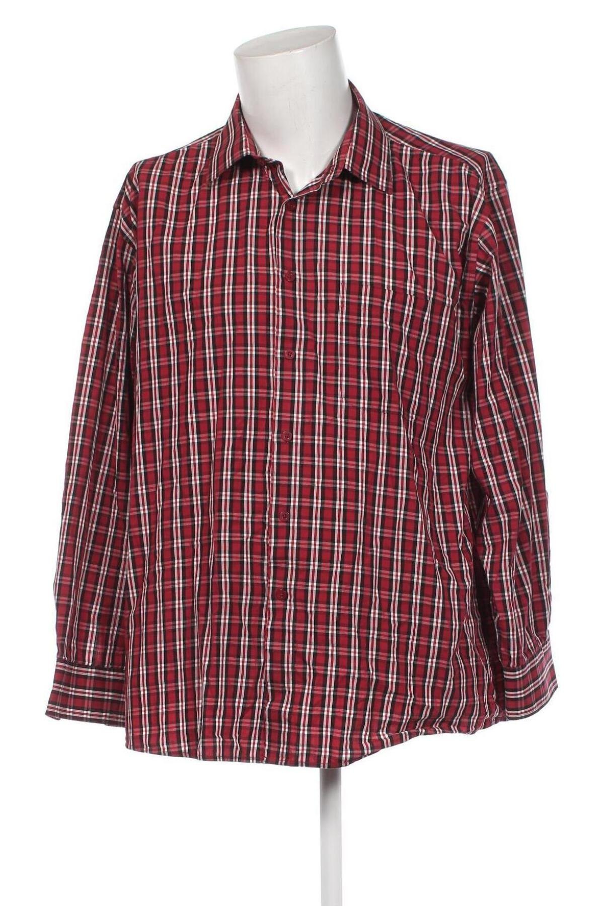 Ανδρικό πουκάμισο, Μέγεθος XXL, Χρώμα Κόκκινο, Τιμή 9,87 €