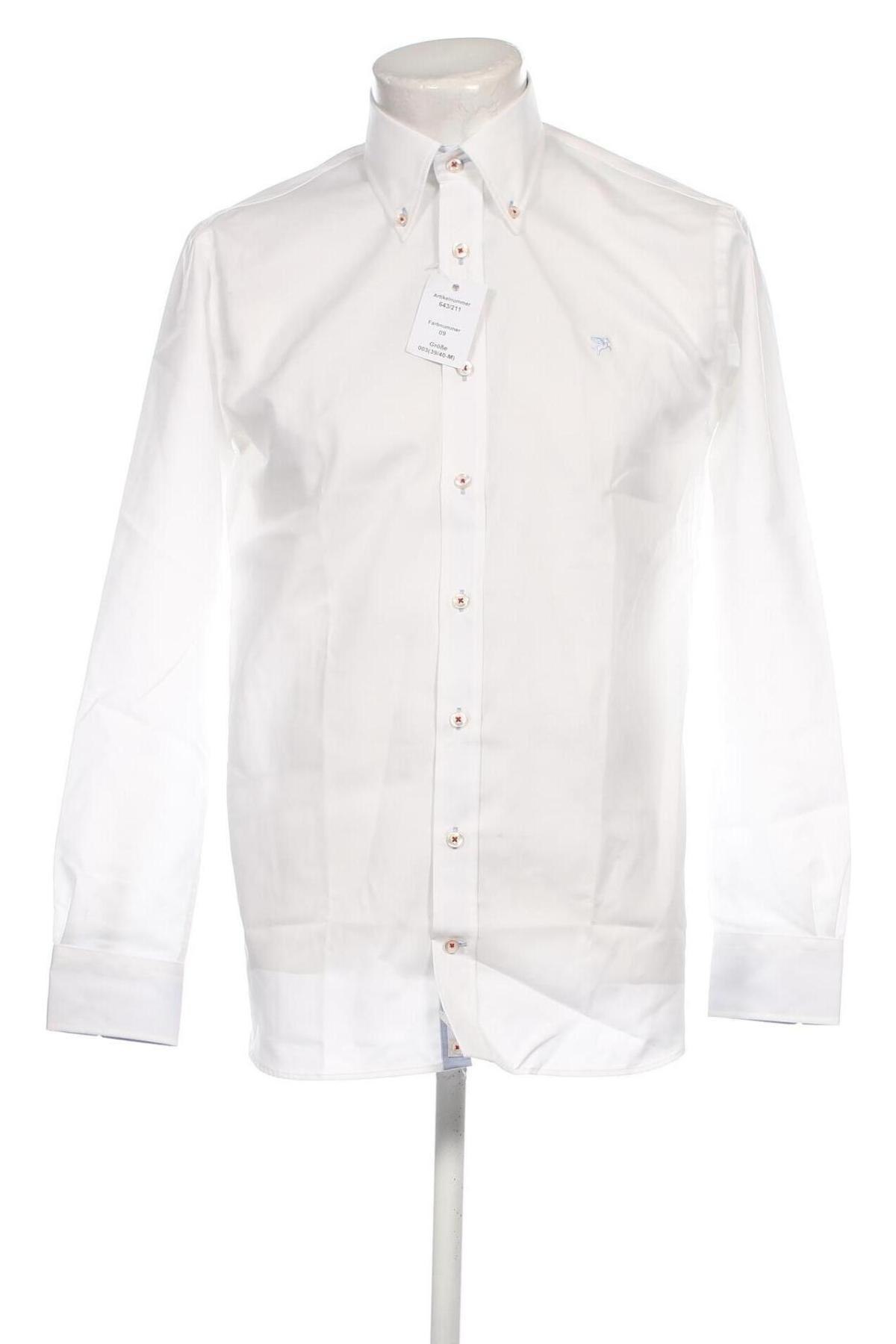 Мъжка риза, Размер M, Цвят Бял, Цена 29,33 лв.