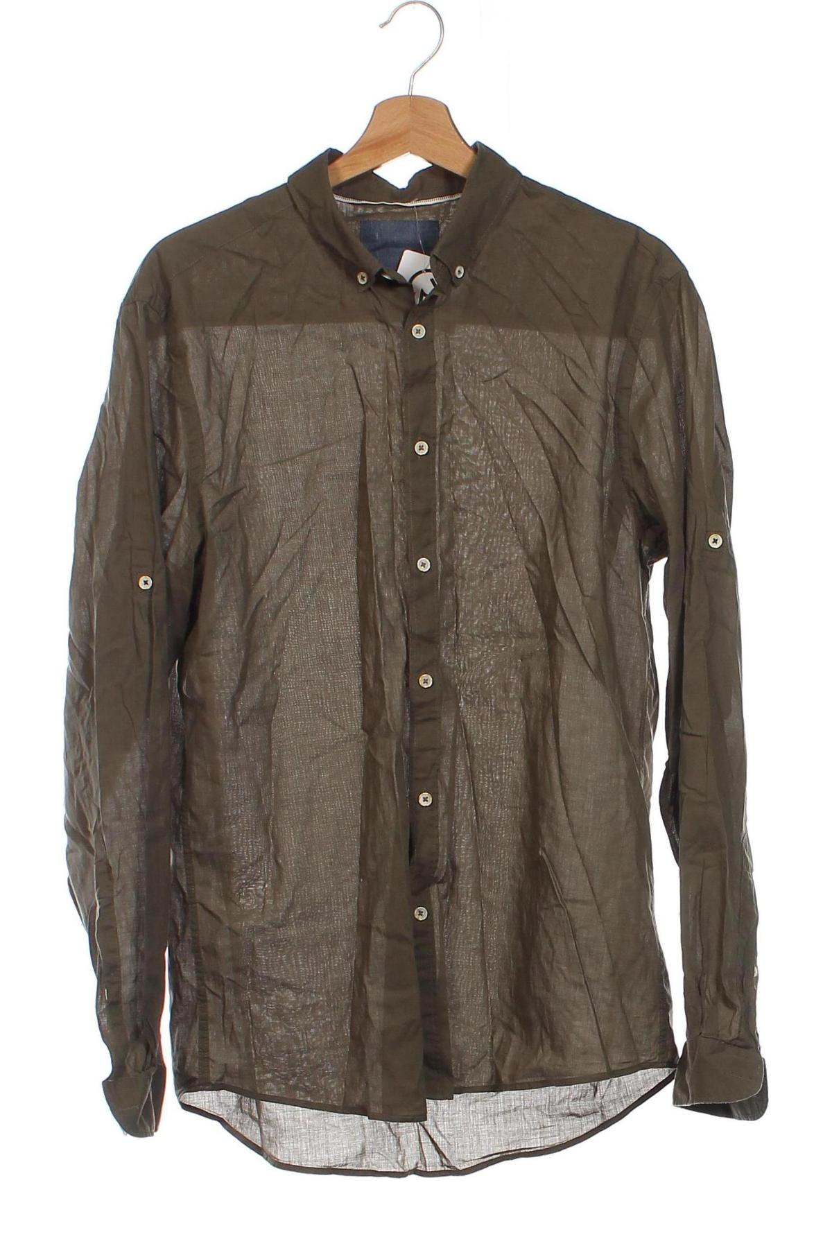 Ανδρικό πουκάμισο, Μέγεθος M, Χρώμα Πράσινο, Τιμή 8,45 €