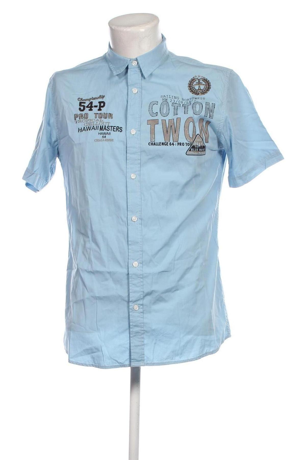 Pánska košeľa  Accanto, Veľkosť L, Farba Modrá, Cena  8,45 €