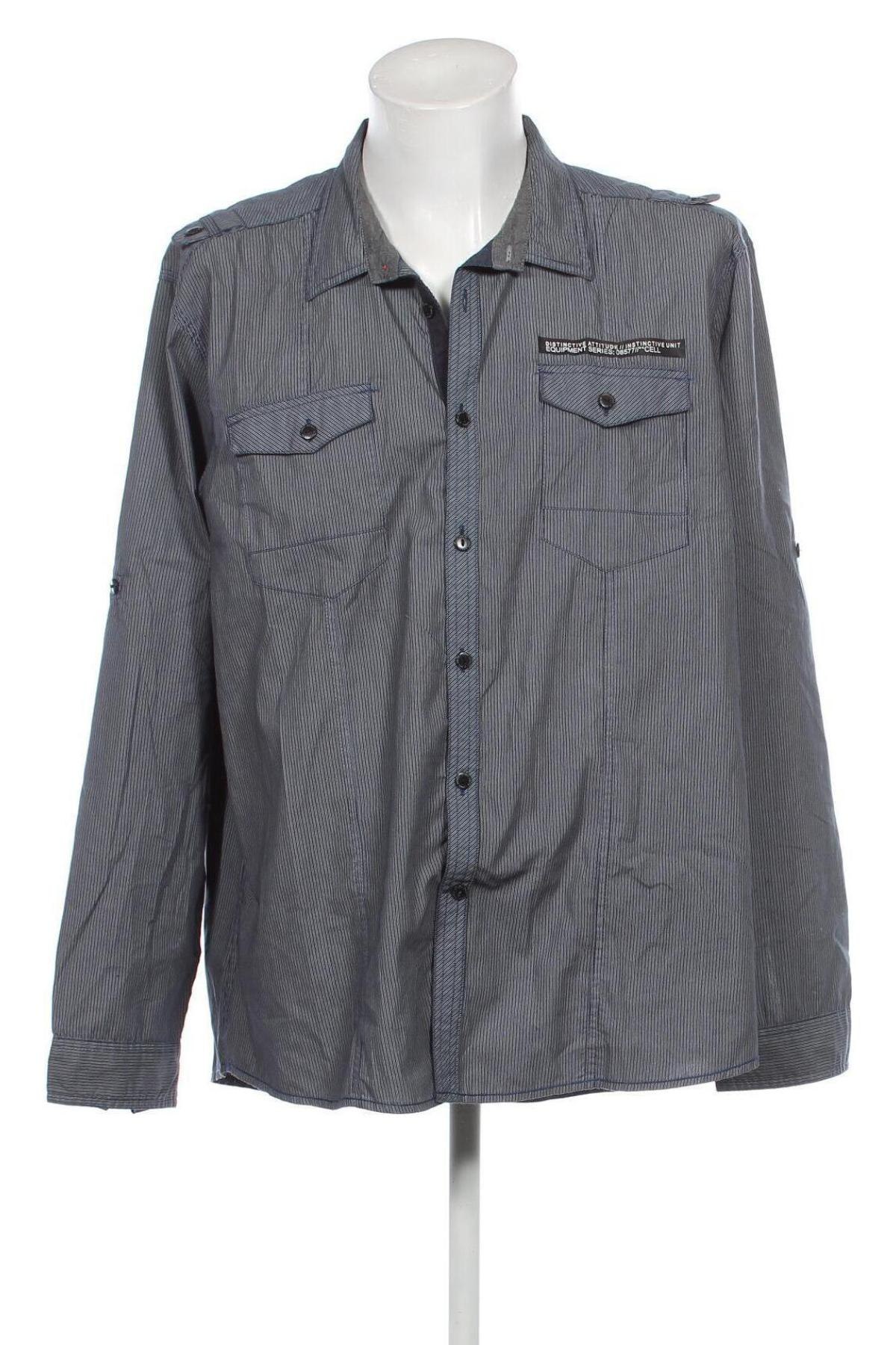 Ανδρικό πουκάμισο Angelo Litrico, Μέγεθος 3XL, Χρώμα Μπλέ, Τιμή 8,97 €