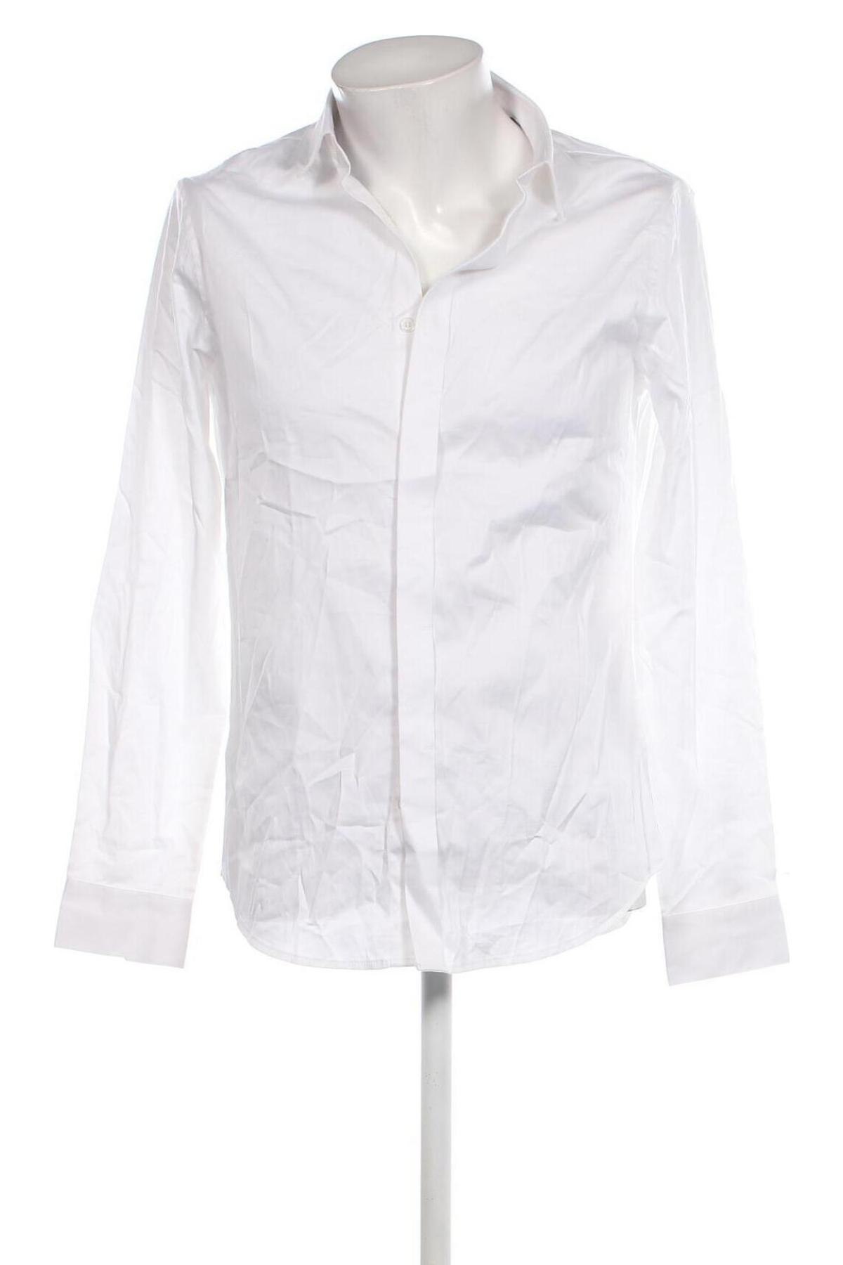 Męska koszula Armani Exchange, Rozmiar L, Kolor Biały, Cena 429,14 zł