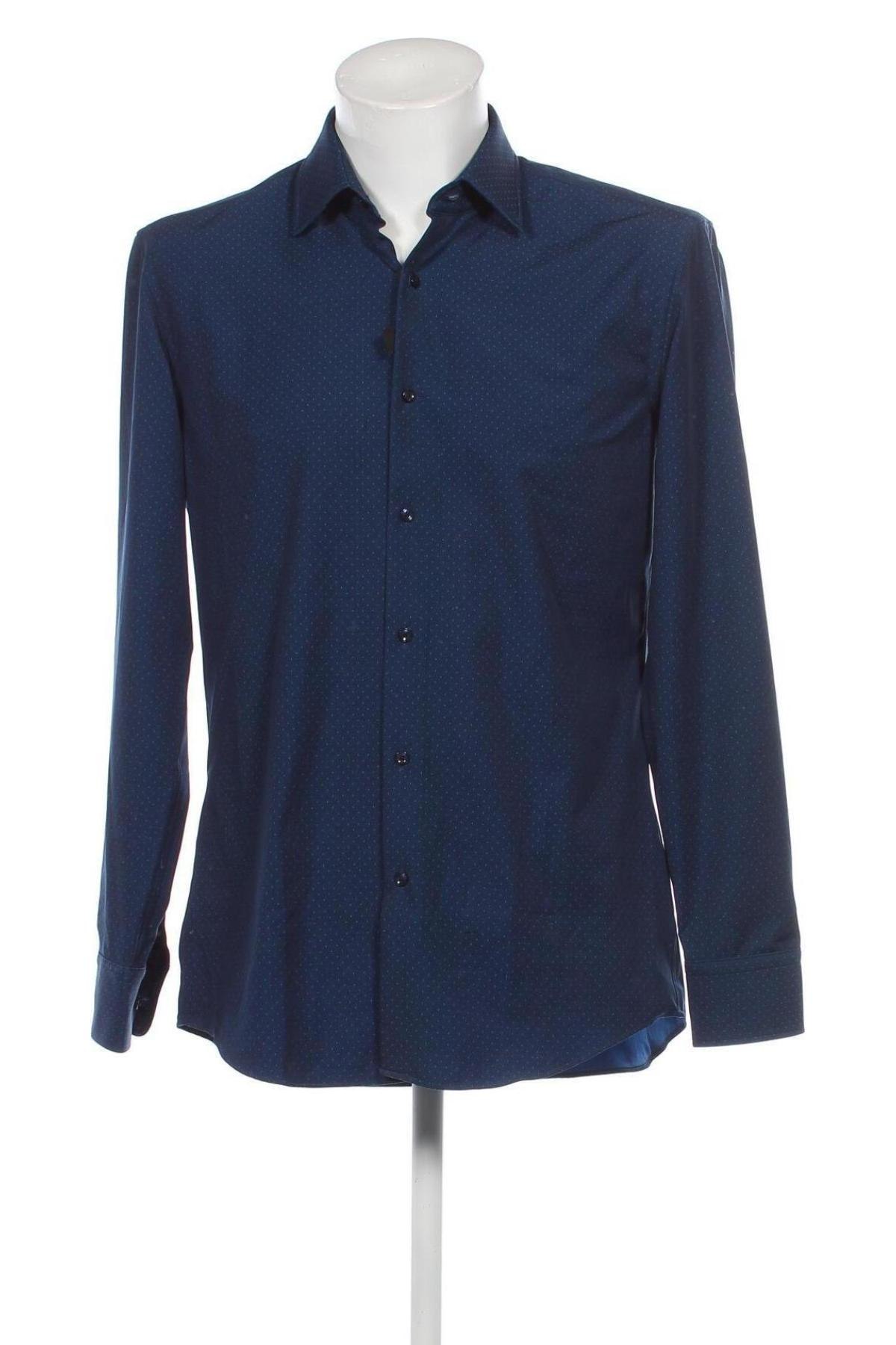 Herrenhemd BOSS, Größe L, Farbe Blau, Preis 94,64 €