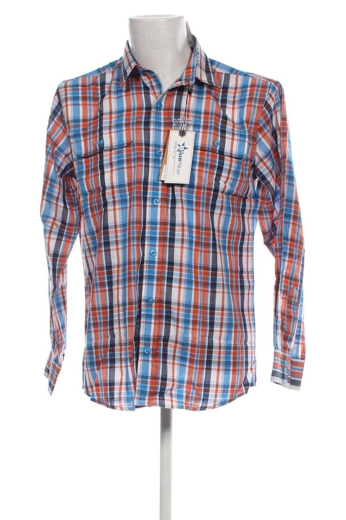 Ανδρικό πουκάμισο Blue Star, Μέγεθος L, Χρώμα Πολύχρωμο, Τιμή 14,23 €