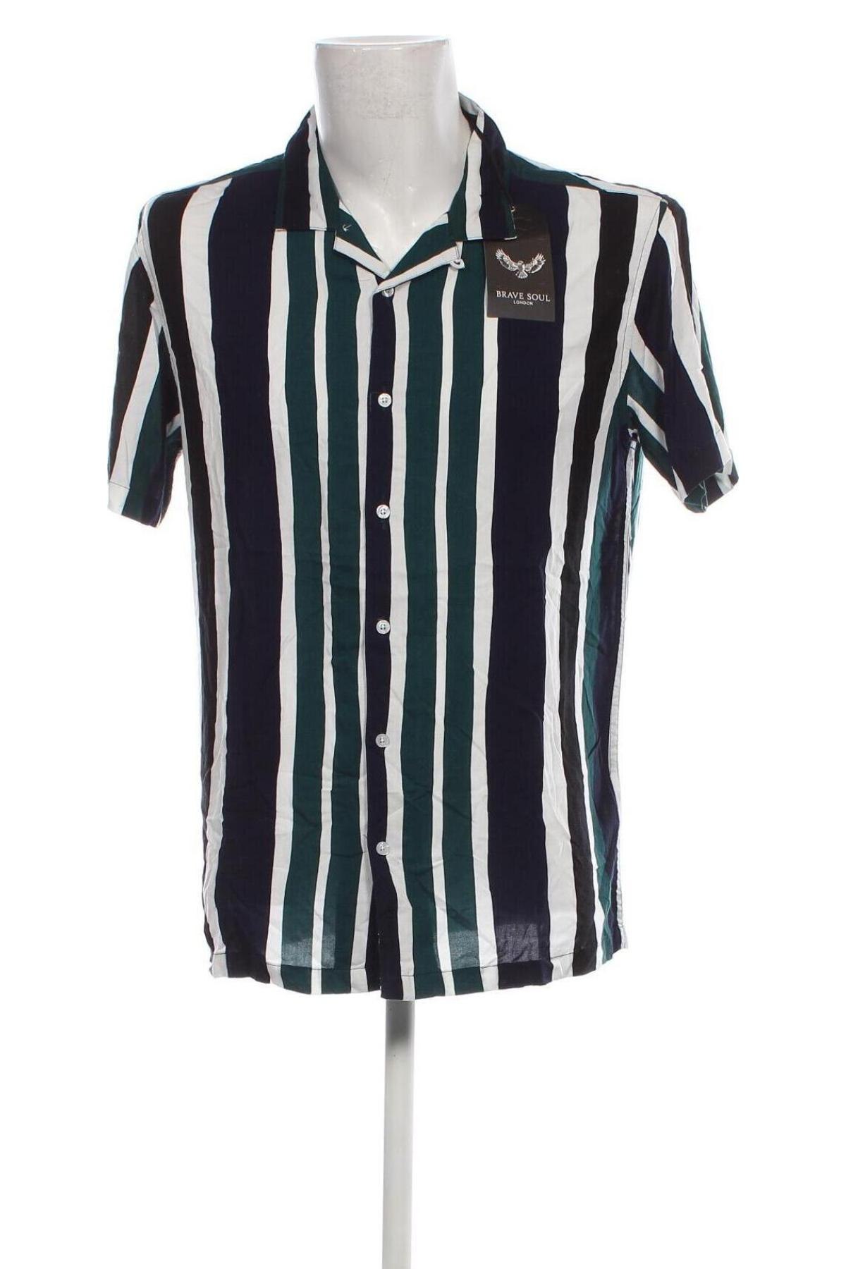 Ανδρικό πουκάμισο Brave Soul, Μέγεθος L, Χρώμα Πολύχρωμο, Τιμή 39,69 €
