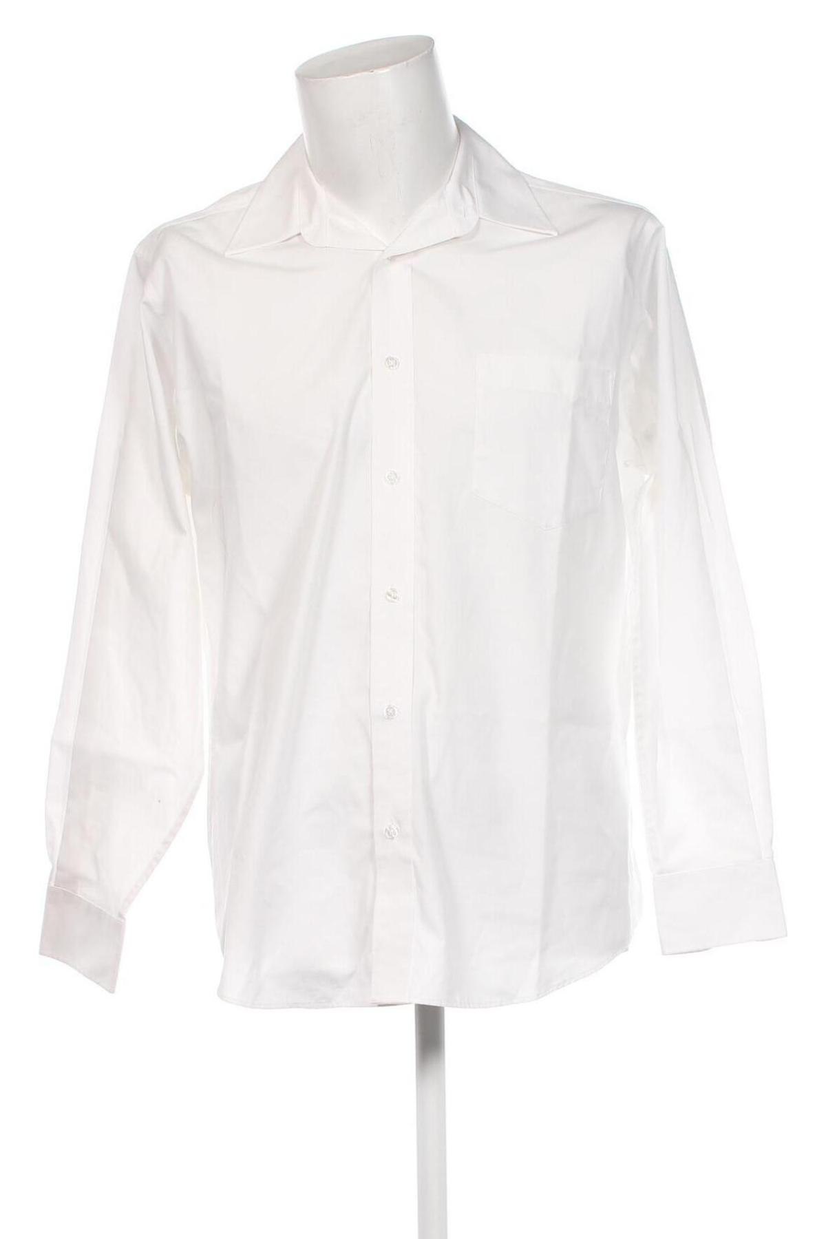 Мъжка риза Burton, Размер M, Цвят Бял, Цена 37,50 лв.