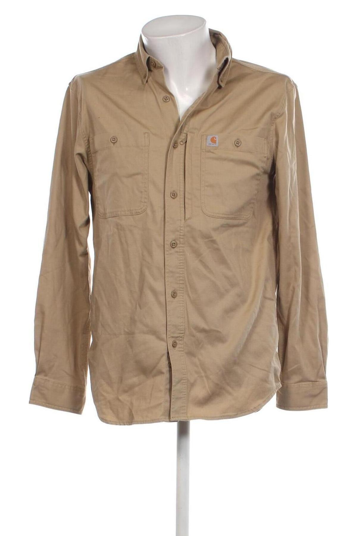 Herrenhemd Carhartt, Größe M, Farbe Beige, Preis € 47,32