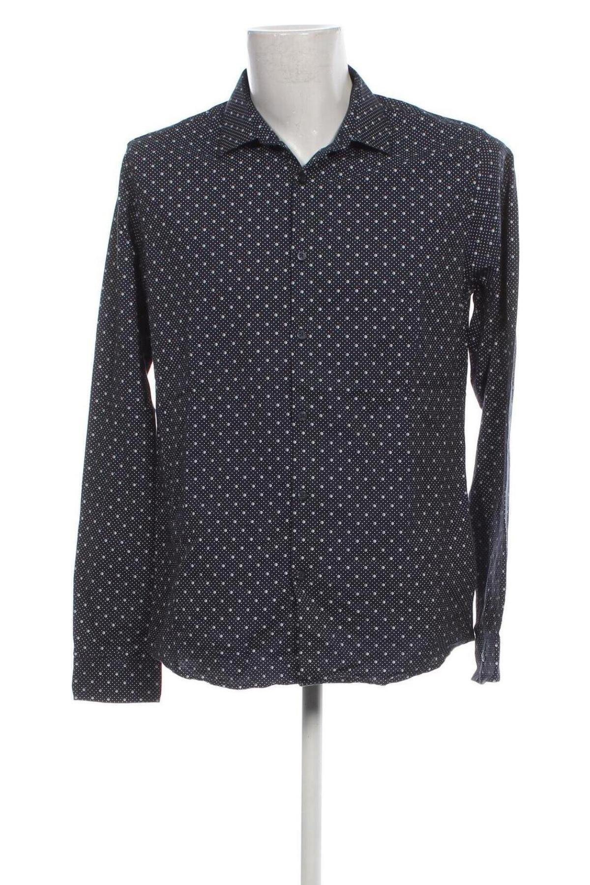 Ανδρικό πουκάμισο Cast Iron, Μέγεθος XL, Χρώμα Μπλέ, Τιμή 13,61 €