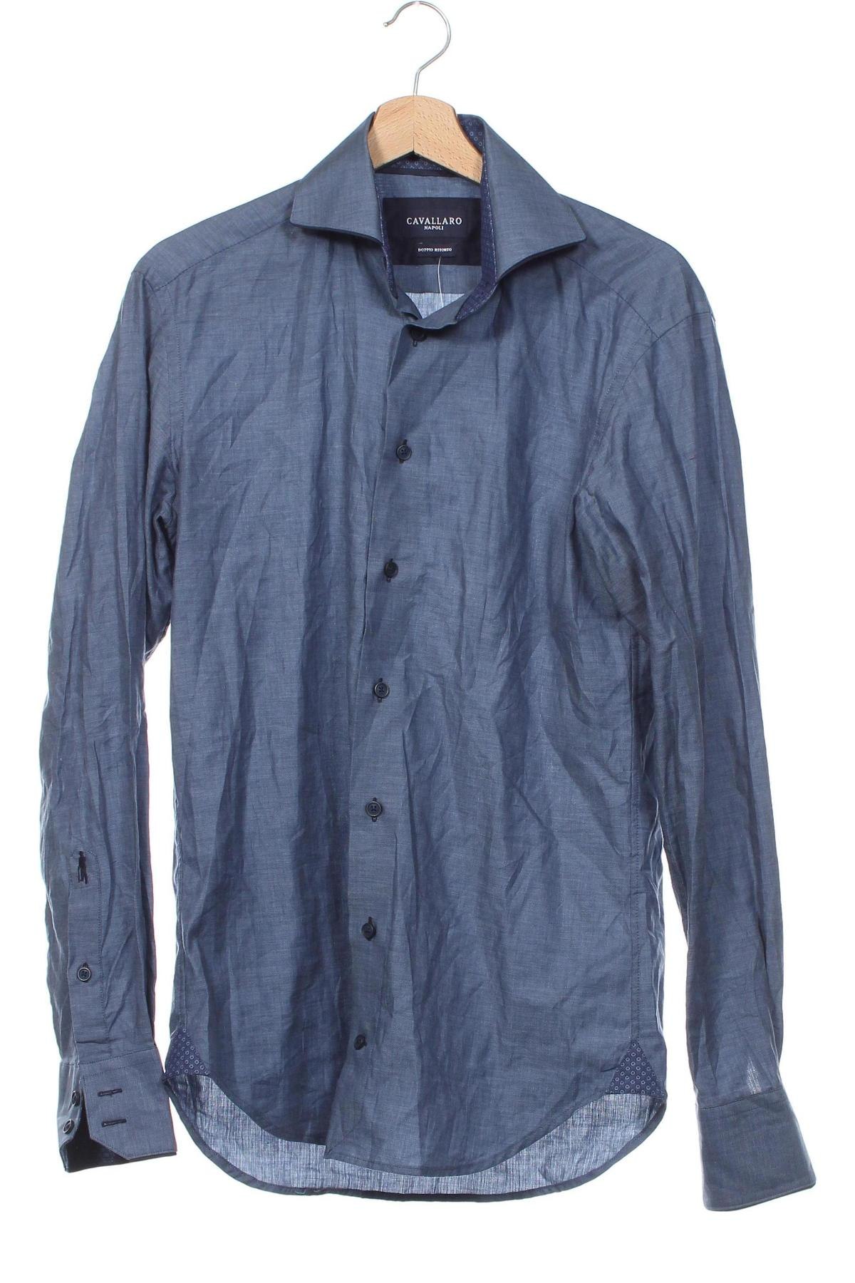 Pánská košile  Cavallaro Napoli, Velikost S, Barva Modrá, Cena  395,00 Kč