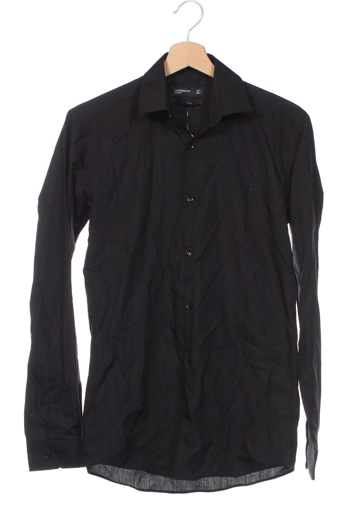 Herrenhemd CedarWood State, Größe XS, Farbe Schwarz, Preis 8,07 €