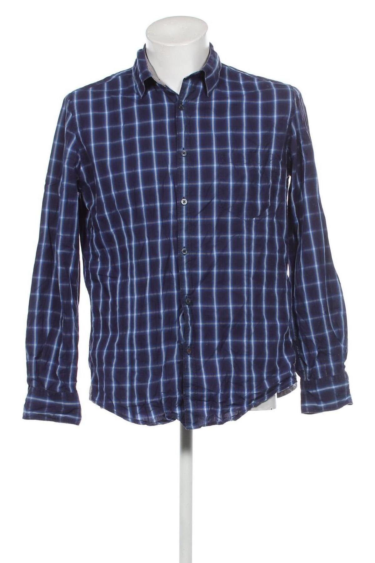 Ανδρικό πουκάμισο Cinque, Μέγεθος L, Χρώμα Μπλέ, Τιμή 17,01 €