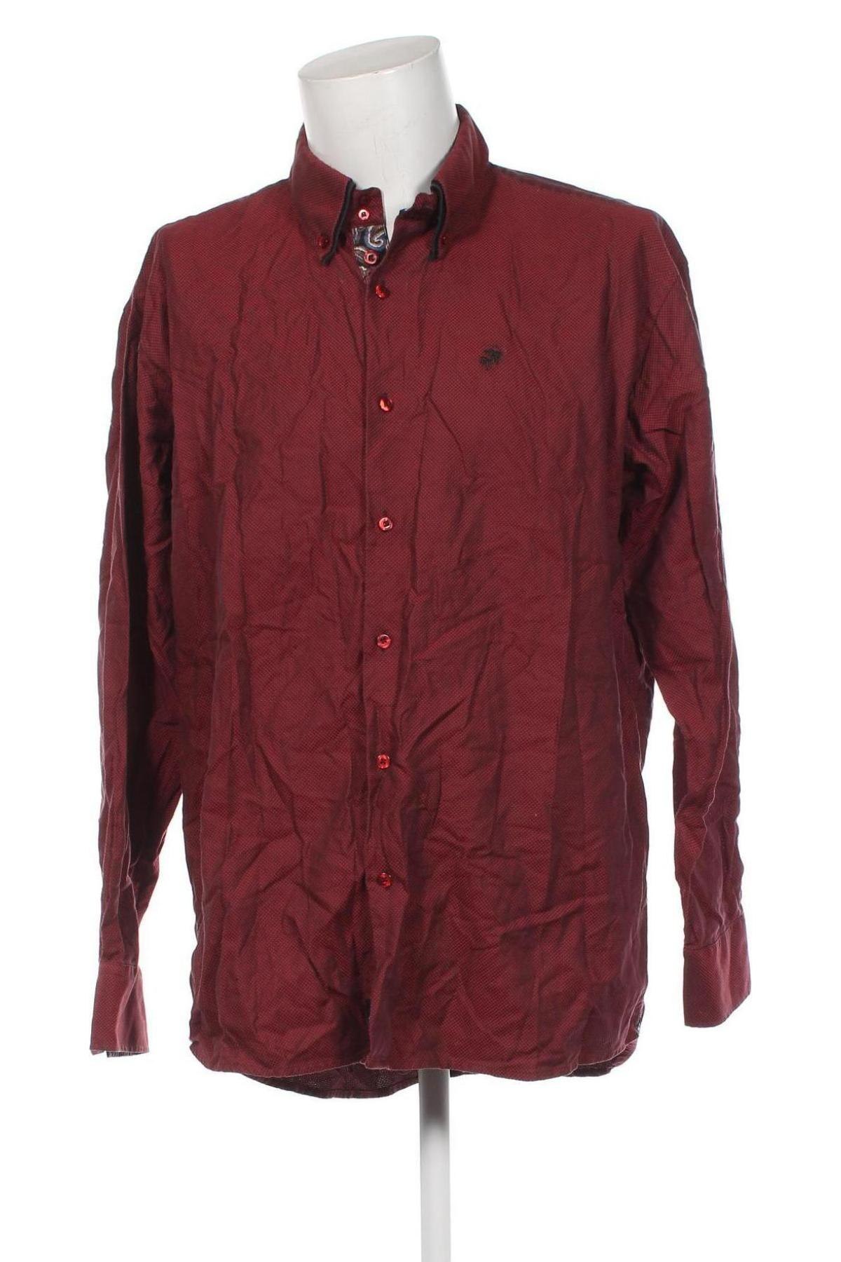 Ανδρικό πουκάμισο Culture, Μέγεθος XXL, Χρώμα Κόκκινο, Τιμή 9,46 €