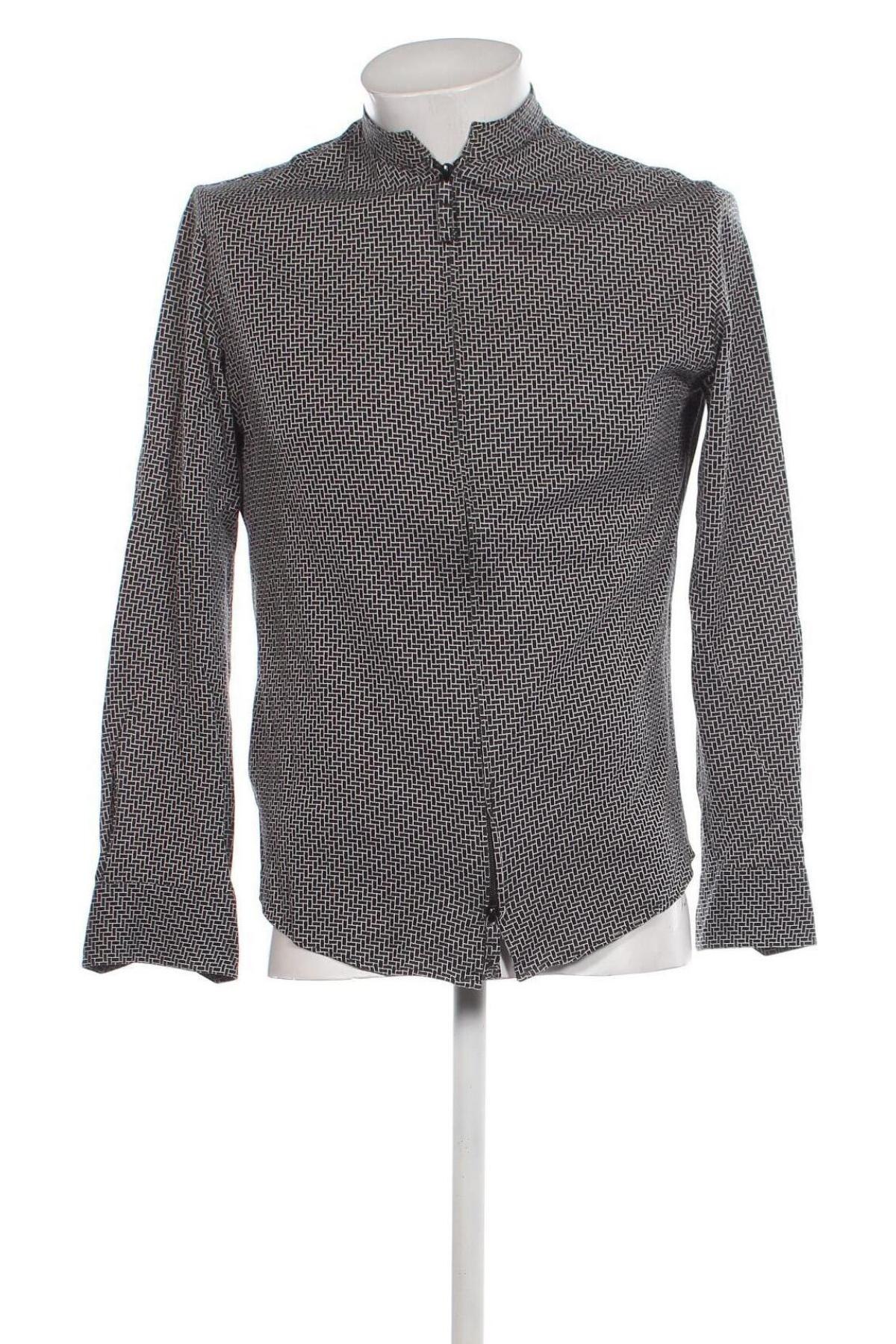 Мъжка риза Emporio Armani, Размер M, Цвят Черен, Цена 113,25 лв.