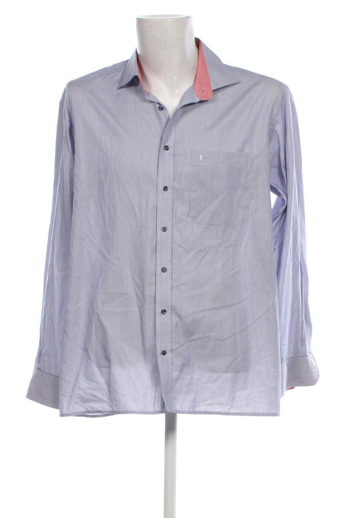 Ανδρικό πουκάμισο Eterna, Μέγεθος XL, Χρώμα Μπλέ, Τιμή 15,31 €