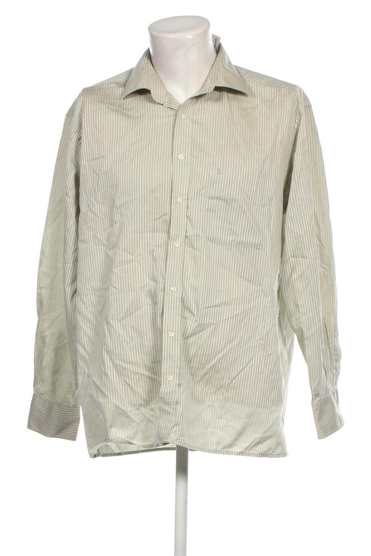 Ανδρικό πουκάμισο Eterna, Μέγεθος XL, Χρώμα Πράσινο, Τιμή 15,19 €