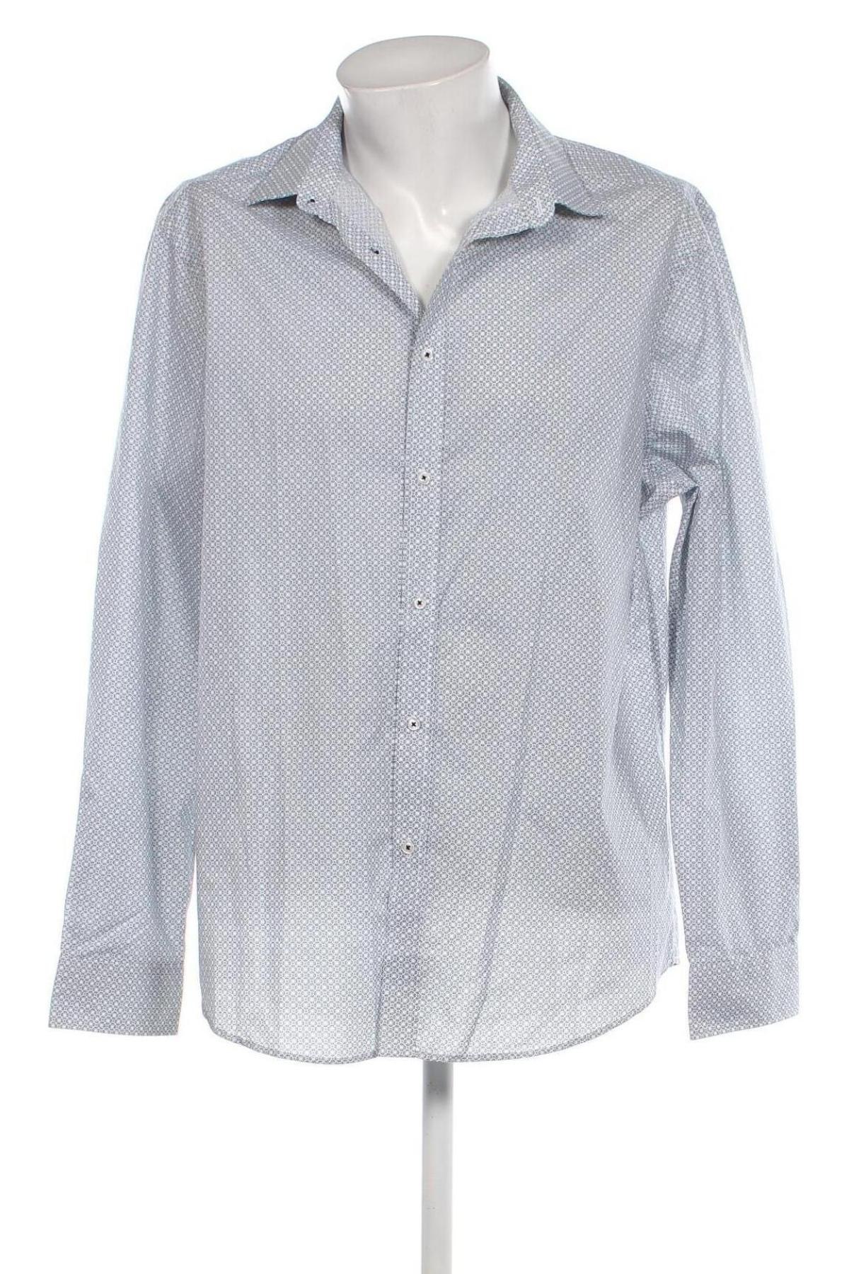Ανδρικό πουκάμισο F&F, Μέγεθος XXL, Χρώμα Μπλέ, Τιμή 9,30 €