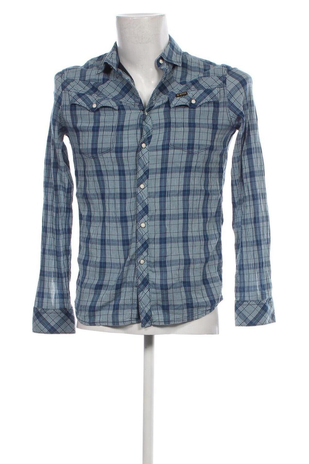 Ανδρικό πουκάμισο G-Star Raw, Μέγεθος M, Χρώμα Μπλέ, Τιμή 20,88 €