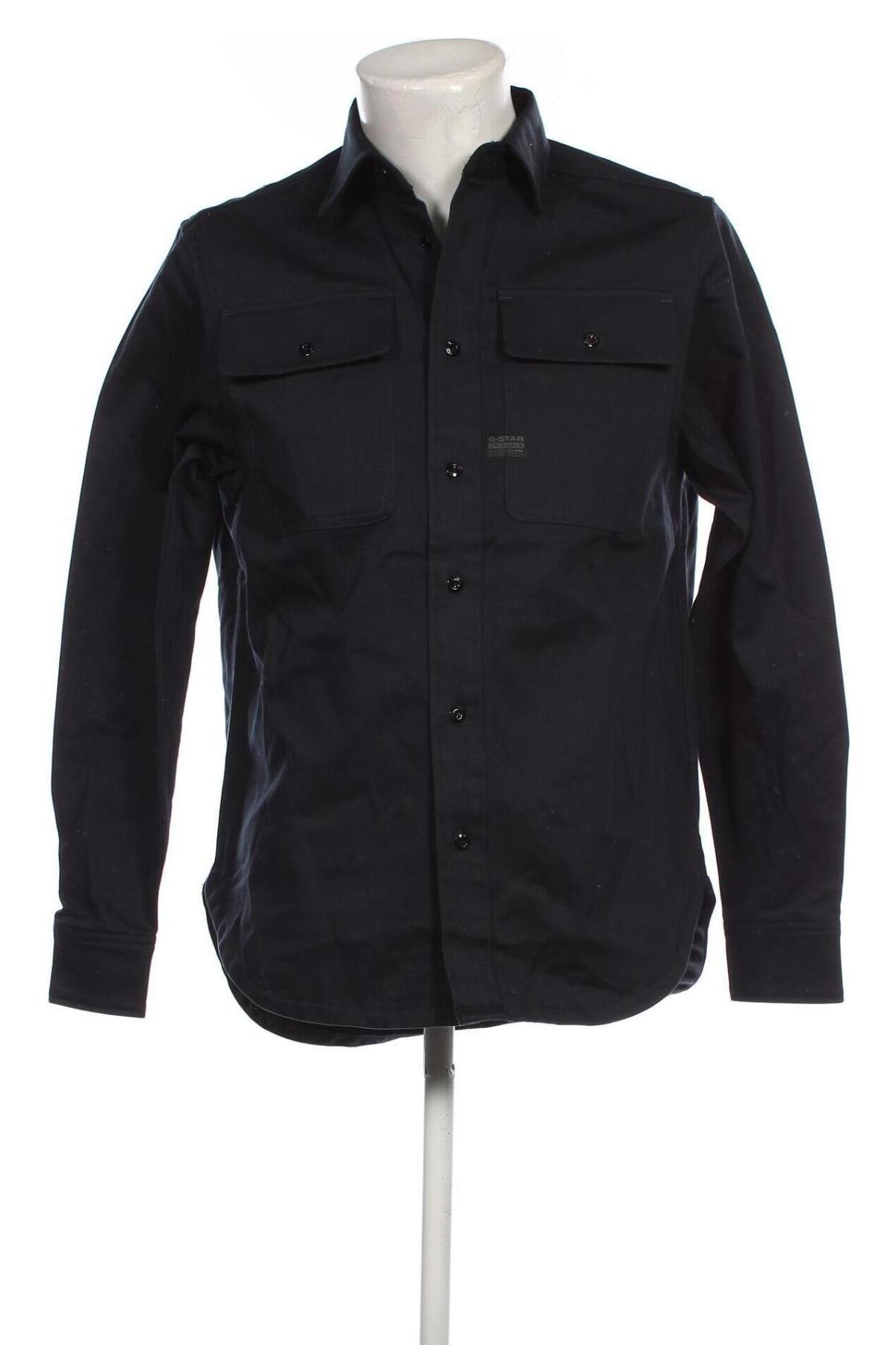 Herrenhemd G-Star Raw, Größe M, Farbe Blau, Preis € 37,35