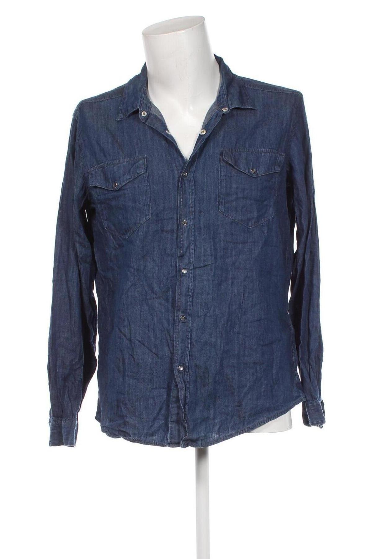 Pánska košeľa  H&M, Veľkosť M, Farba Modrá, Cena  8,22 €