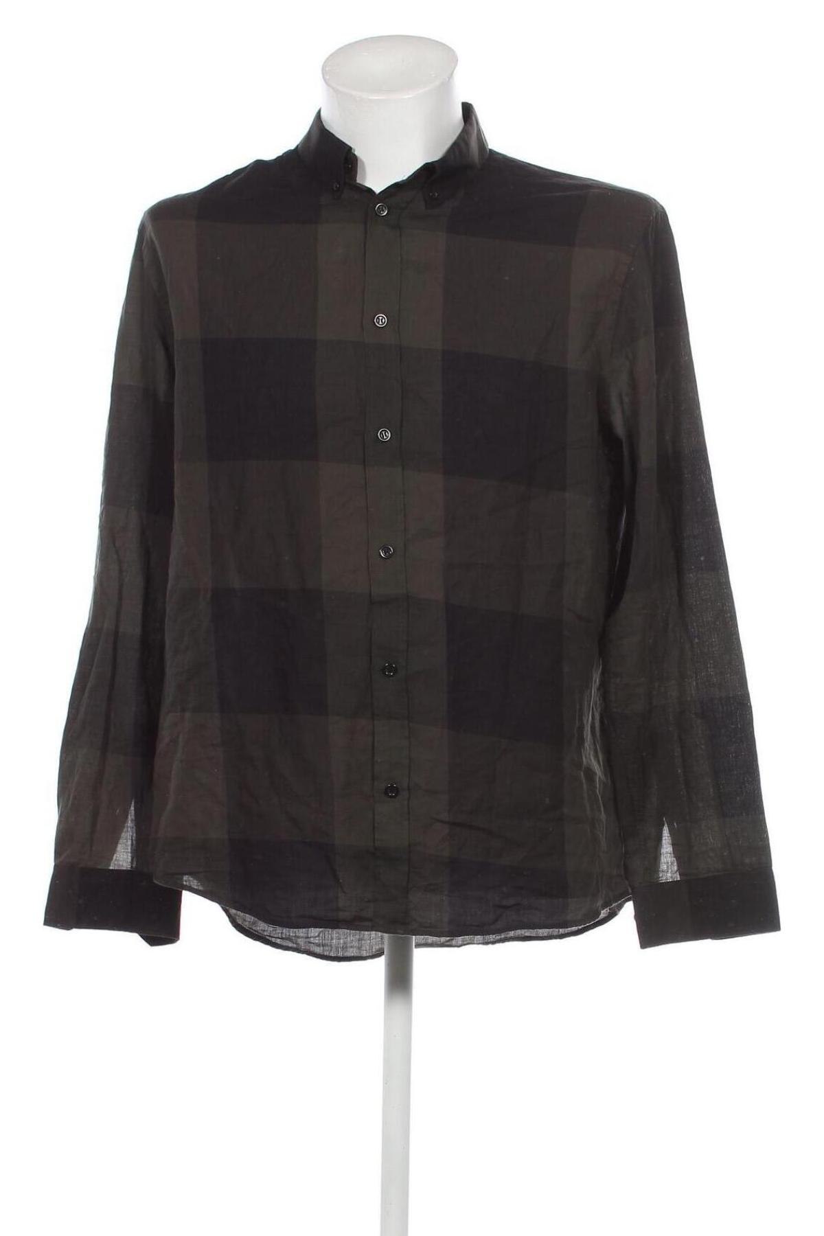 Ανδρικό πουκάμισο H&M, Μέγεθος M, Χρώμα Πολύχρωμο, Τιμή 8,07 €
