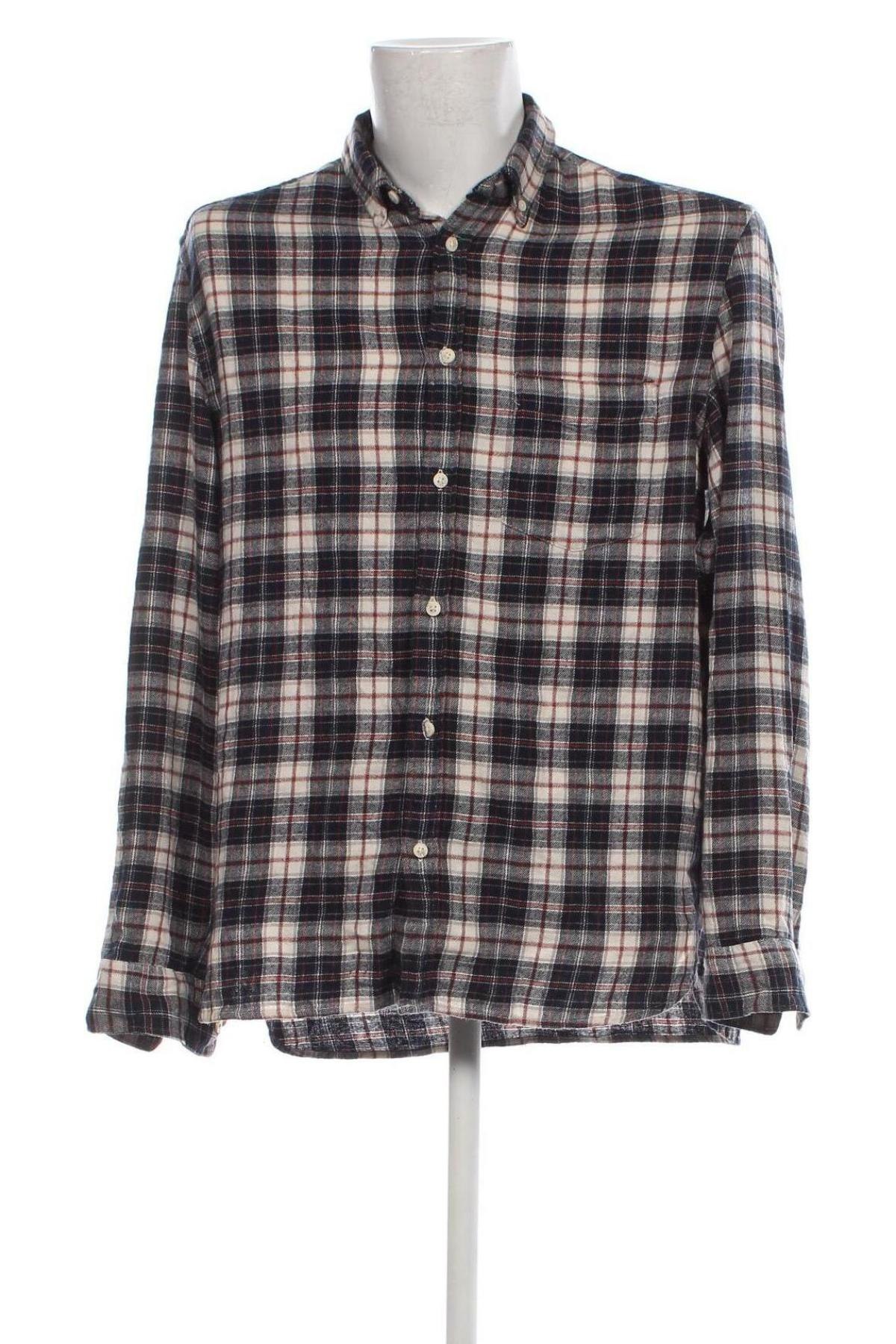 Ανδρικό πουκάμισο H&M L.O.G.G., Μέγεθος L, Χρώμα Πολύχρωμο, Τιμή 8,07 €