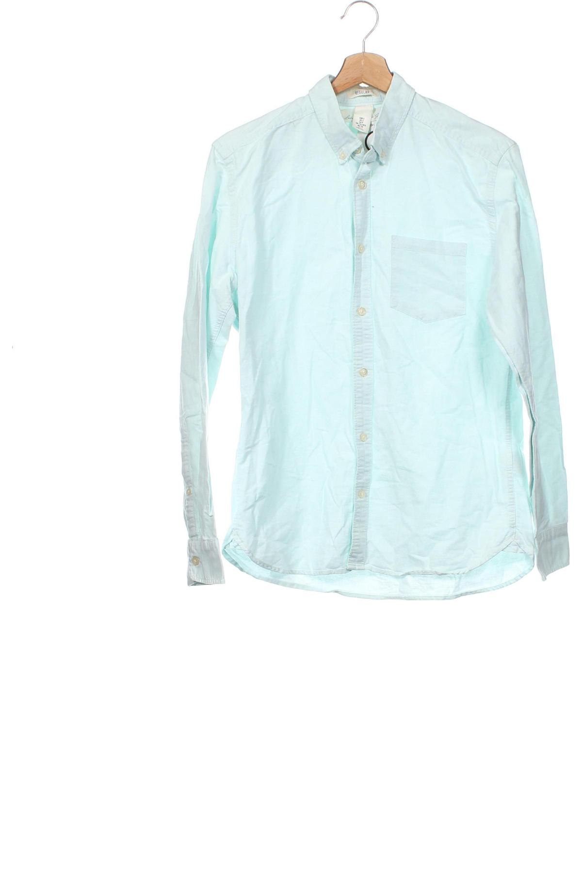 Pánska košeľa  H&M L.O.G.G., Veľkosť S, Farba Zelená, Cena  16,44 €
