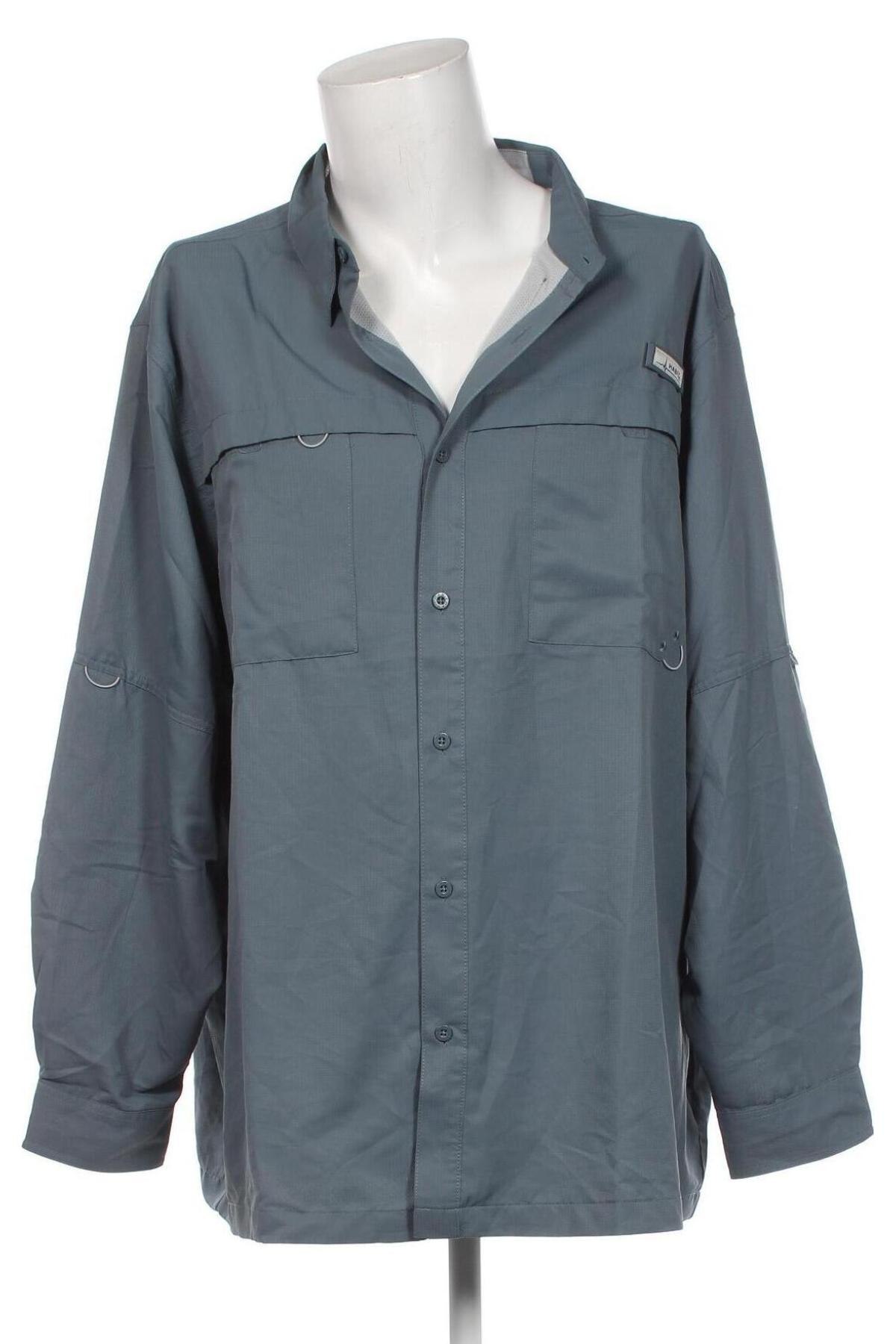 Ανδρικό πουκάμισο Habit, Μέγεθος 3XL, Χρώμα Γκρί, Τιμή 5,85 €