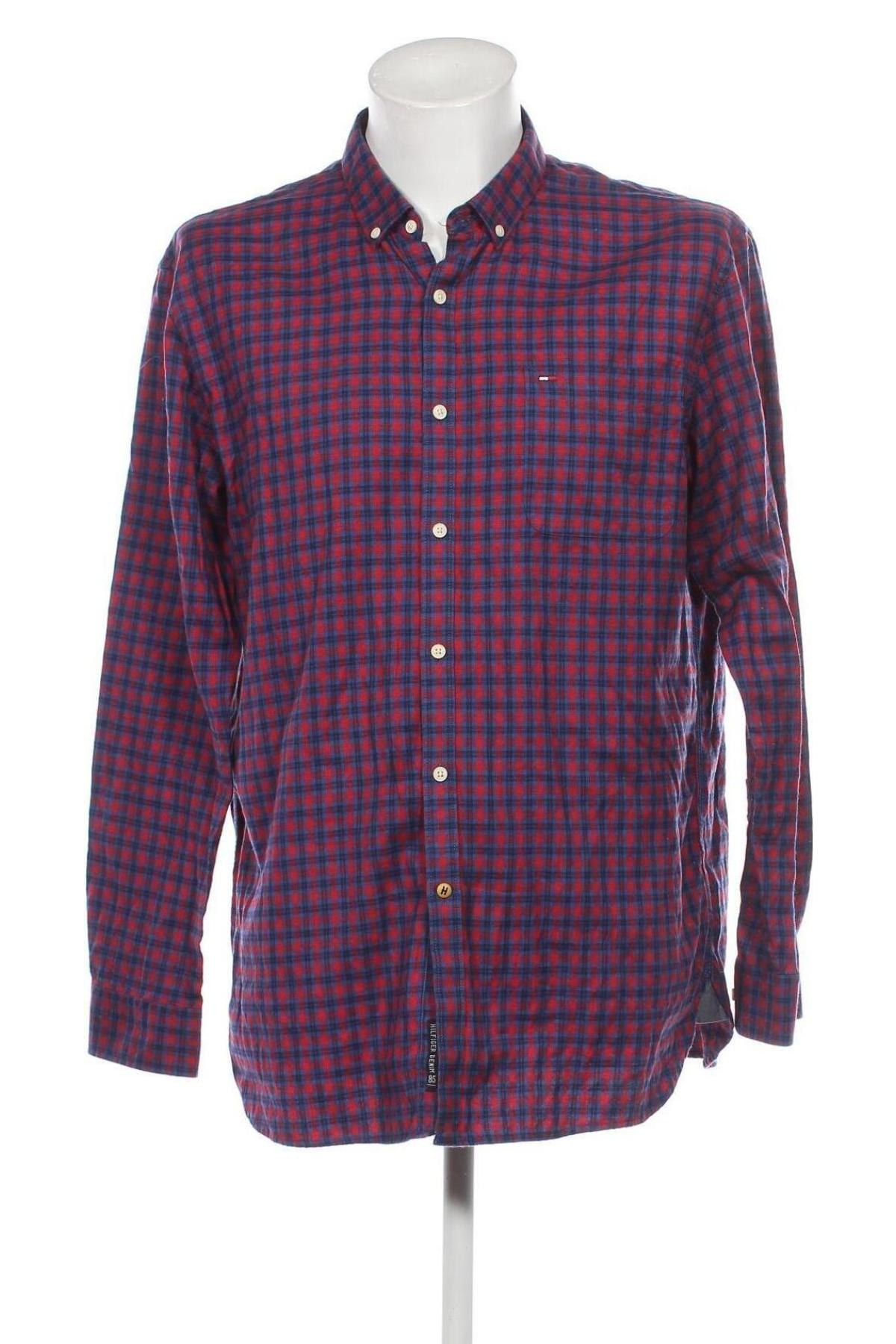 Мъжка риза Hilfiger Denim, Размер XXL, Цвят Многоцветен, Цена 75,00 лв.