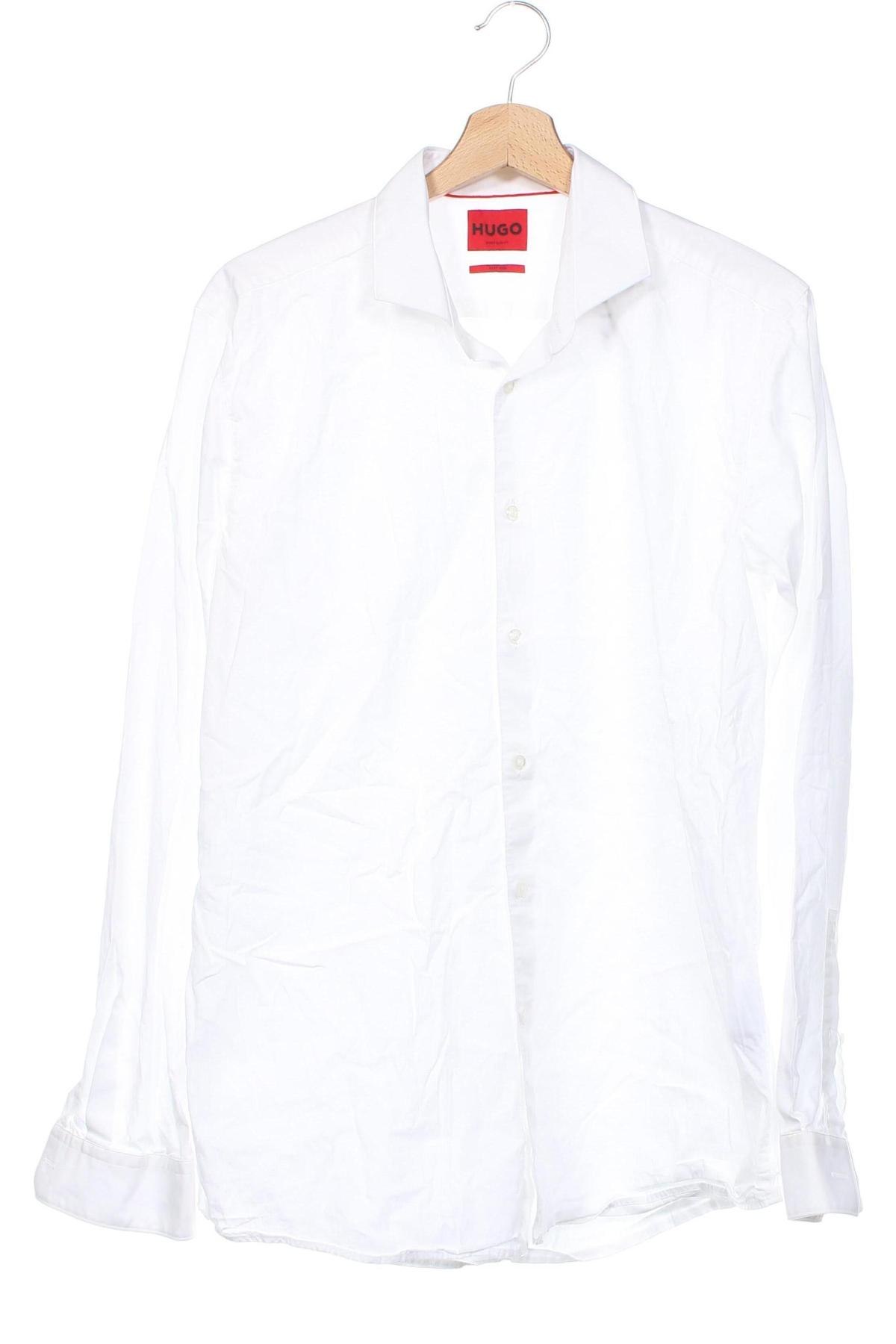 Мъжка риза Hugo Boss, Размер L, Цвят Бял, Цена 205,20 лв.
