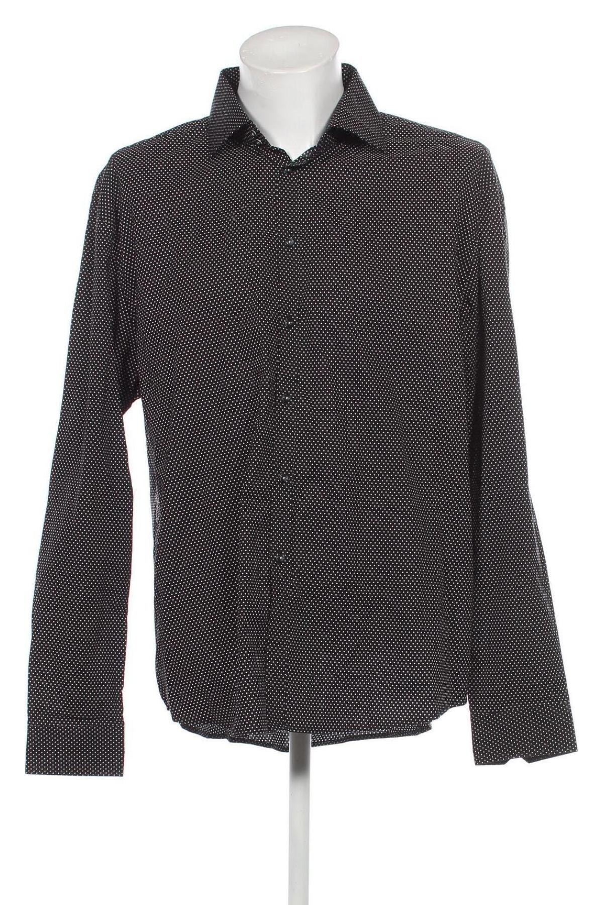 Ανδρικό πουκάμισο Jbc, Μέγεθος XXL, Χρώμα Μαύρο, Τιμή 8,07 €