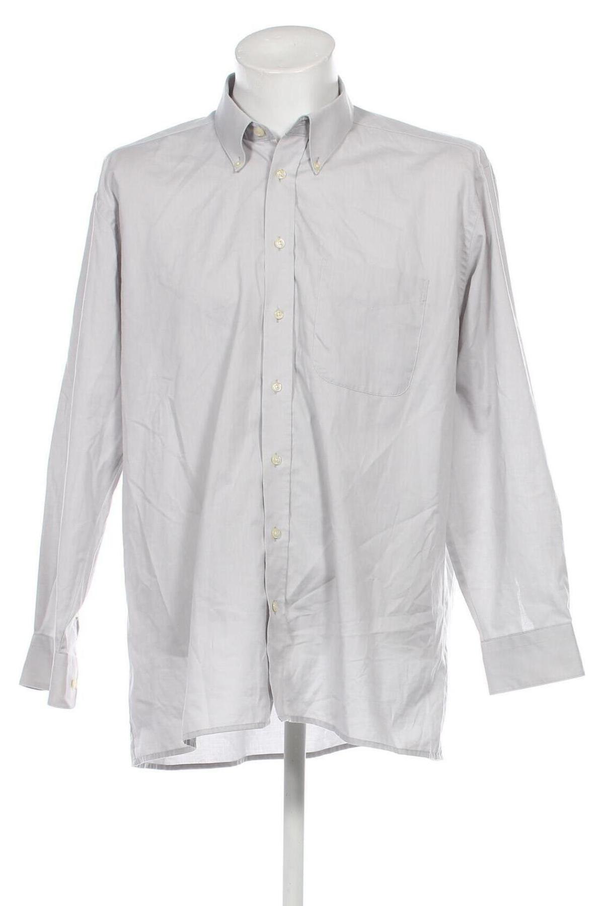 Мъжка риза Jean Chatel, Размер XL, Цвят Сив, Цена 15,95 лв.