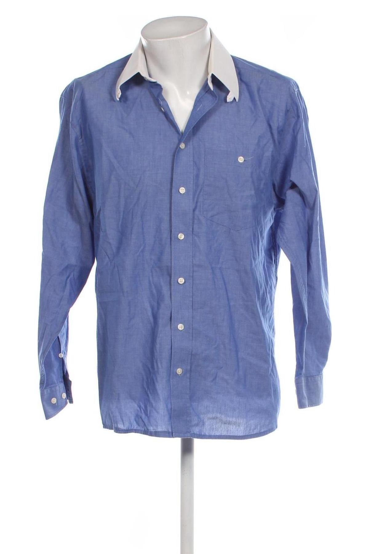 Ανδρικό πουκάμισο Larusso, Μέγεθος XL, Χρώμα Μπλέ, Τιμή 9,30 €