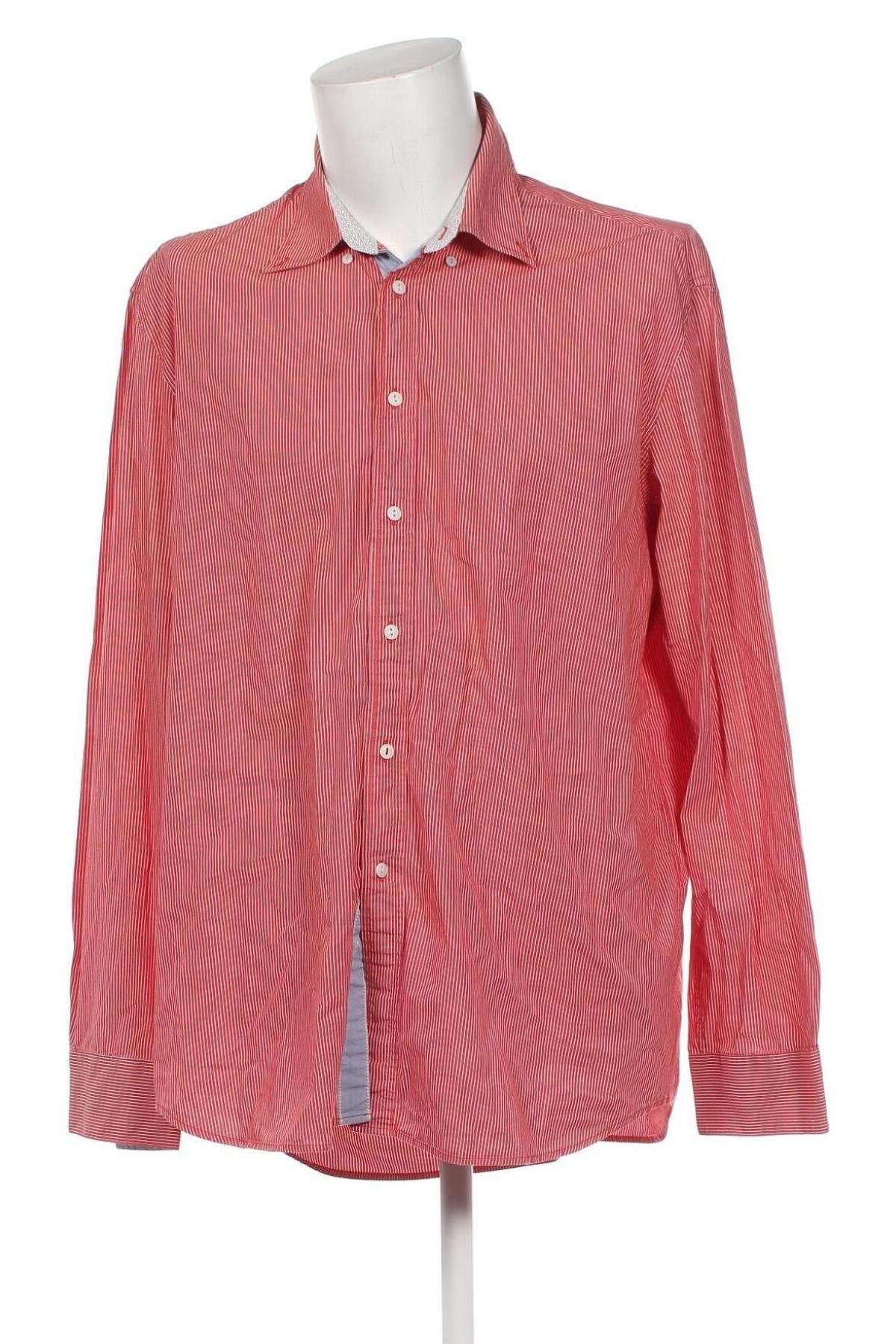 Мъжка риза Lerros, Размер XXL, Цвят Червен, Цена 34,00 лв.