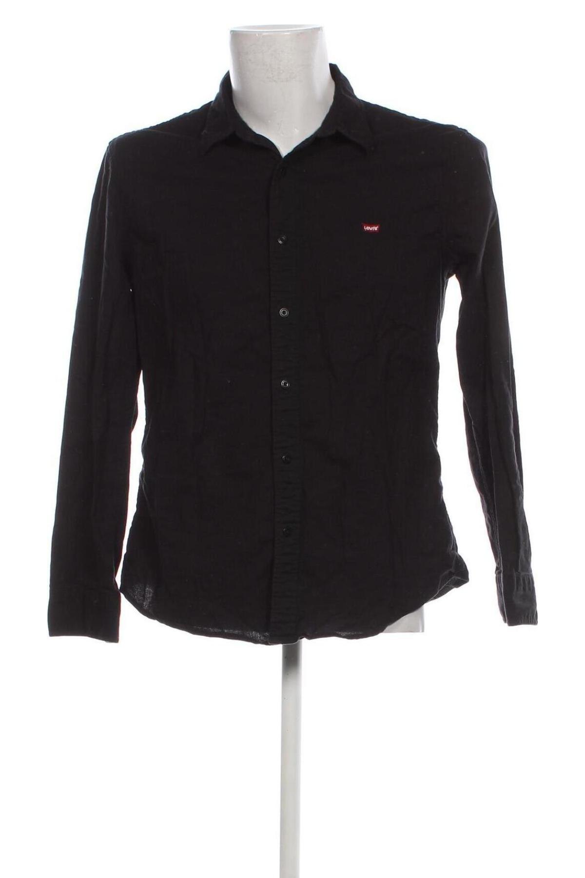 Ανδρικό πουκάμισο Levi's, Μέγεθος L, Χρώμα Μαύρο, Τιμή 28,76 €