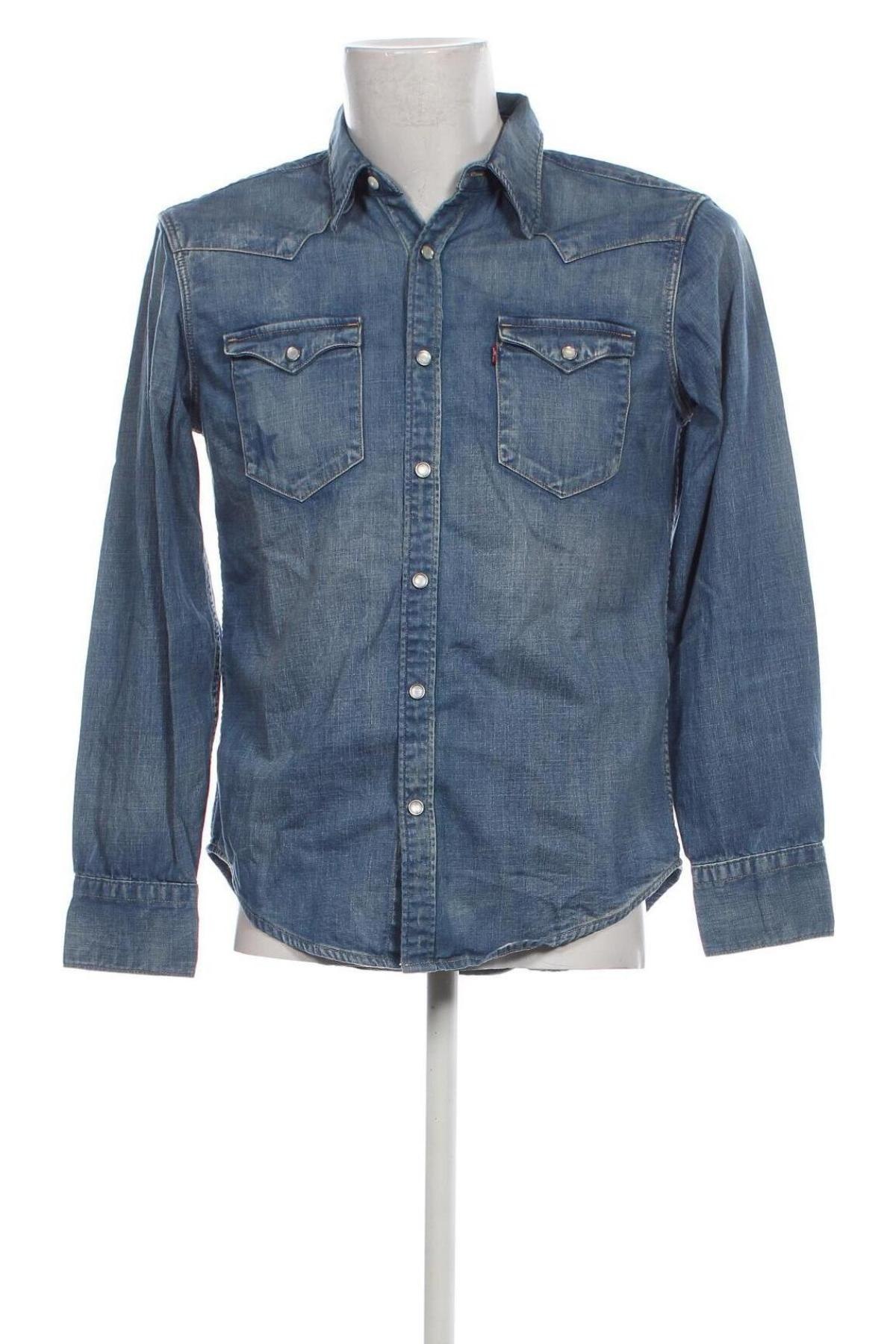Herrenhemd Levi's, Größe M, Farbe Blau, Preis 63,92 €