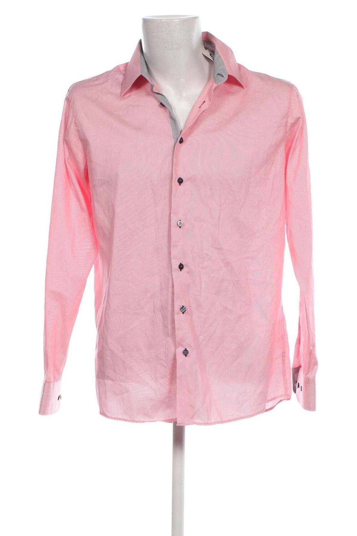 Мъжка риза Lindbergh, Размер L, Цвят Розов, Цена 24,75 лв.