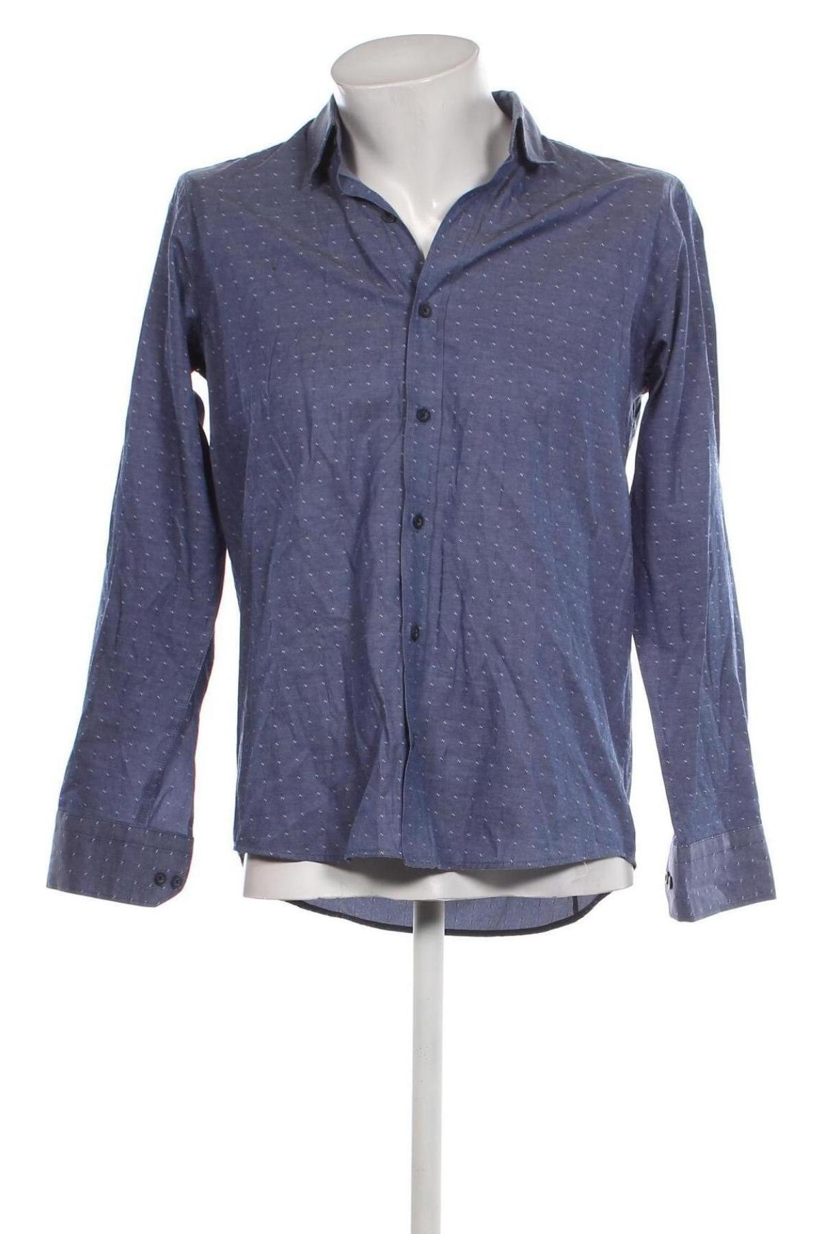Ανδρικό πουκάμισο Marcus, Μέγεθος L, Χρώμα Μπλέ, Τιμή 8,07 €