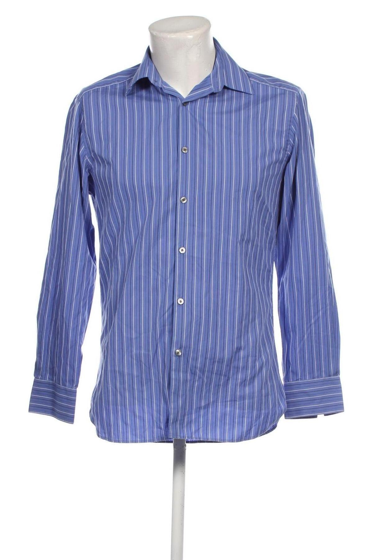 Ανδρικό πουκάμισο Marks & Spencer Autograph, Μέγεθος S, Χρώμα Μπλέ, Τιμή 19,13 €