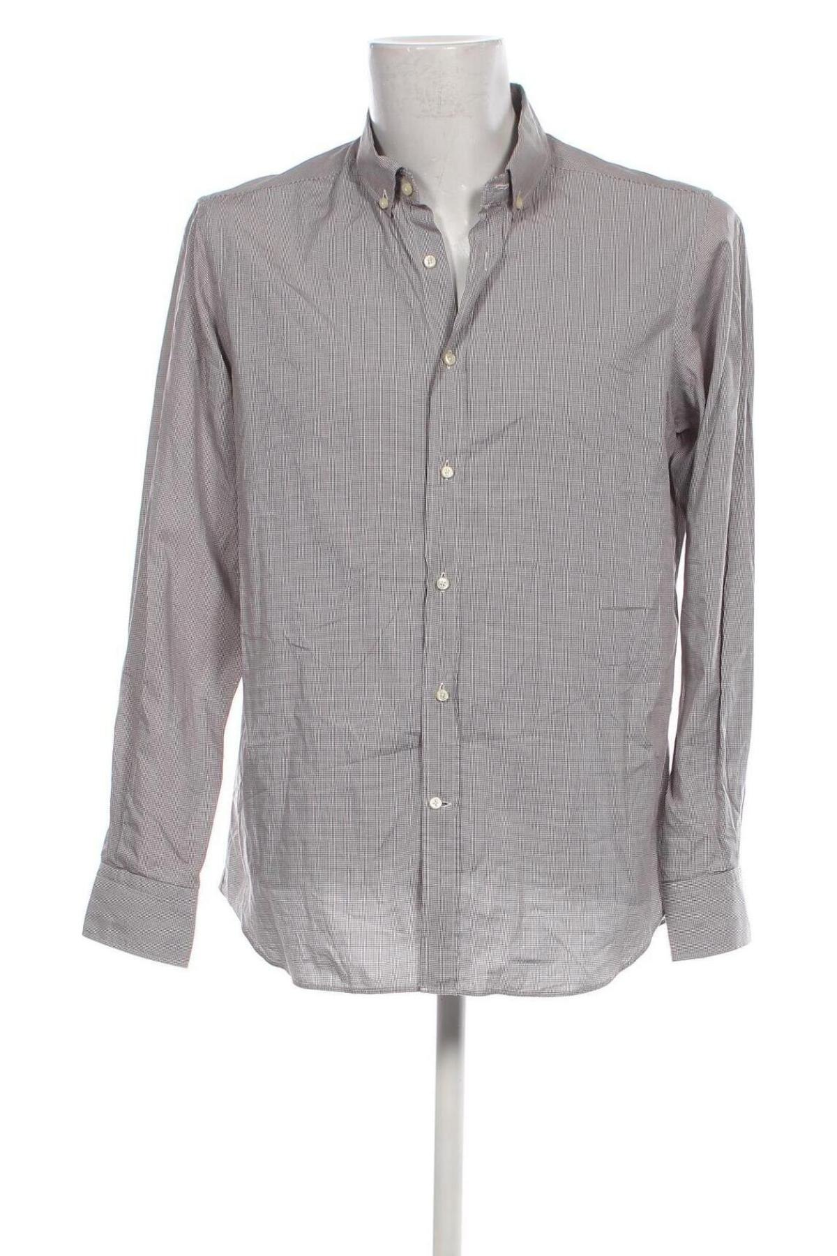 Herrenhemd Massimo Dutti, Größe XL, Farbe Grau, Preis 19,14 €