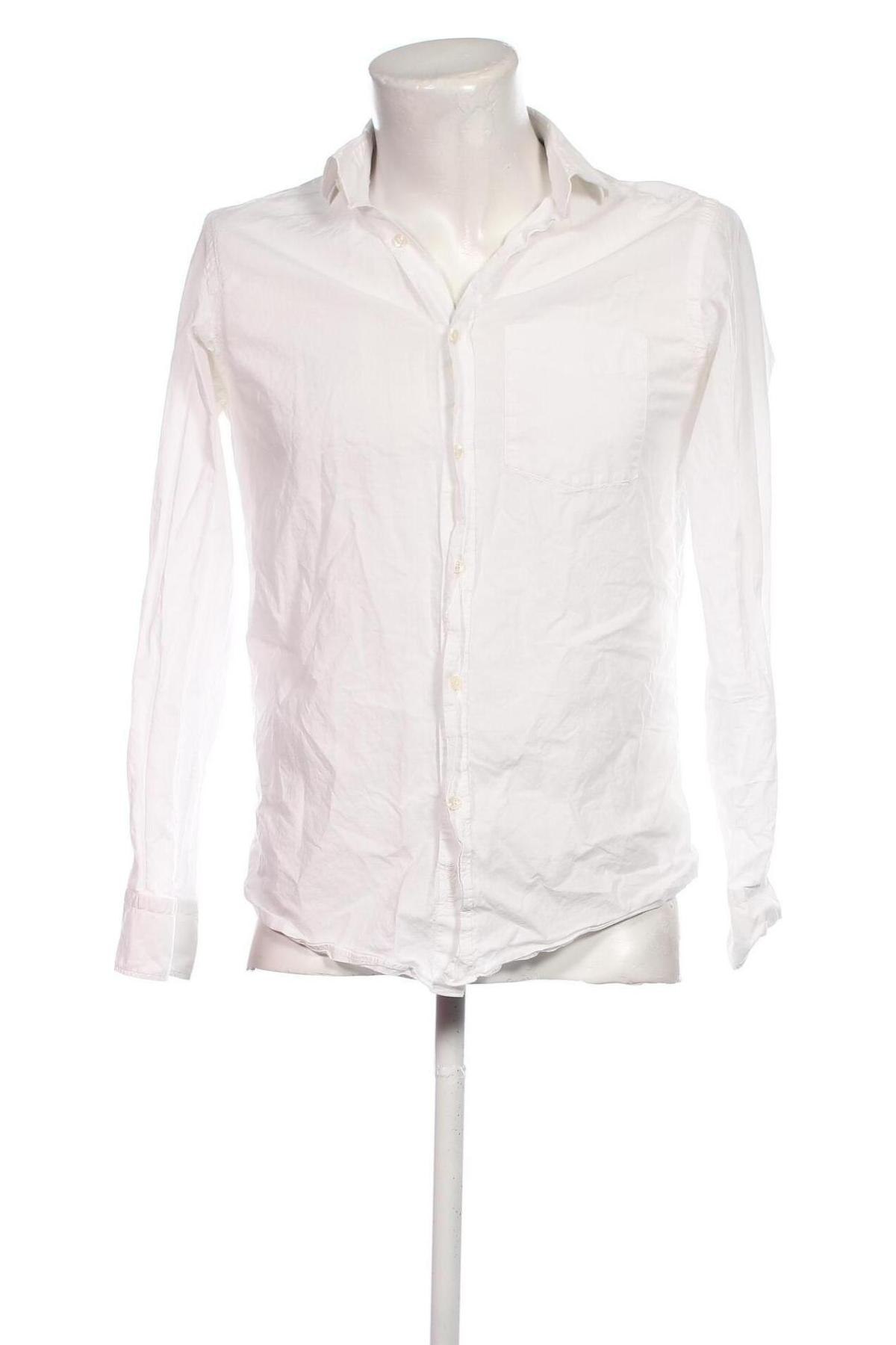 Ανδρικό πουκάμισο Massimo Dutti, Μέγεθος M, Χρώμα Λευκό, Τιμή 16,03 €