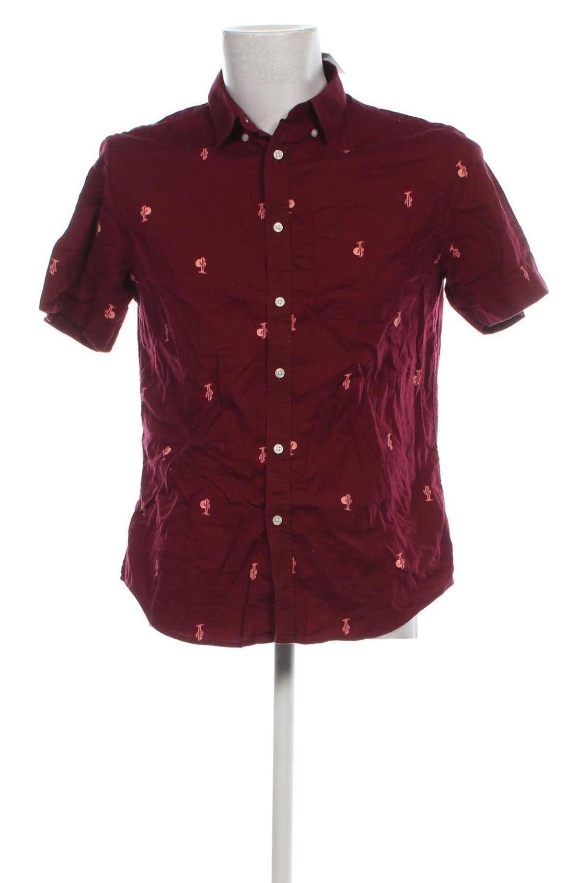 Ανδρικό πουκάμισο Old Navy, Μέγεθος M, Χρώμα Κόκκινο, Τιμή 21,03 €