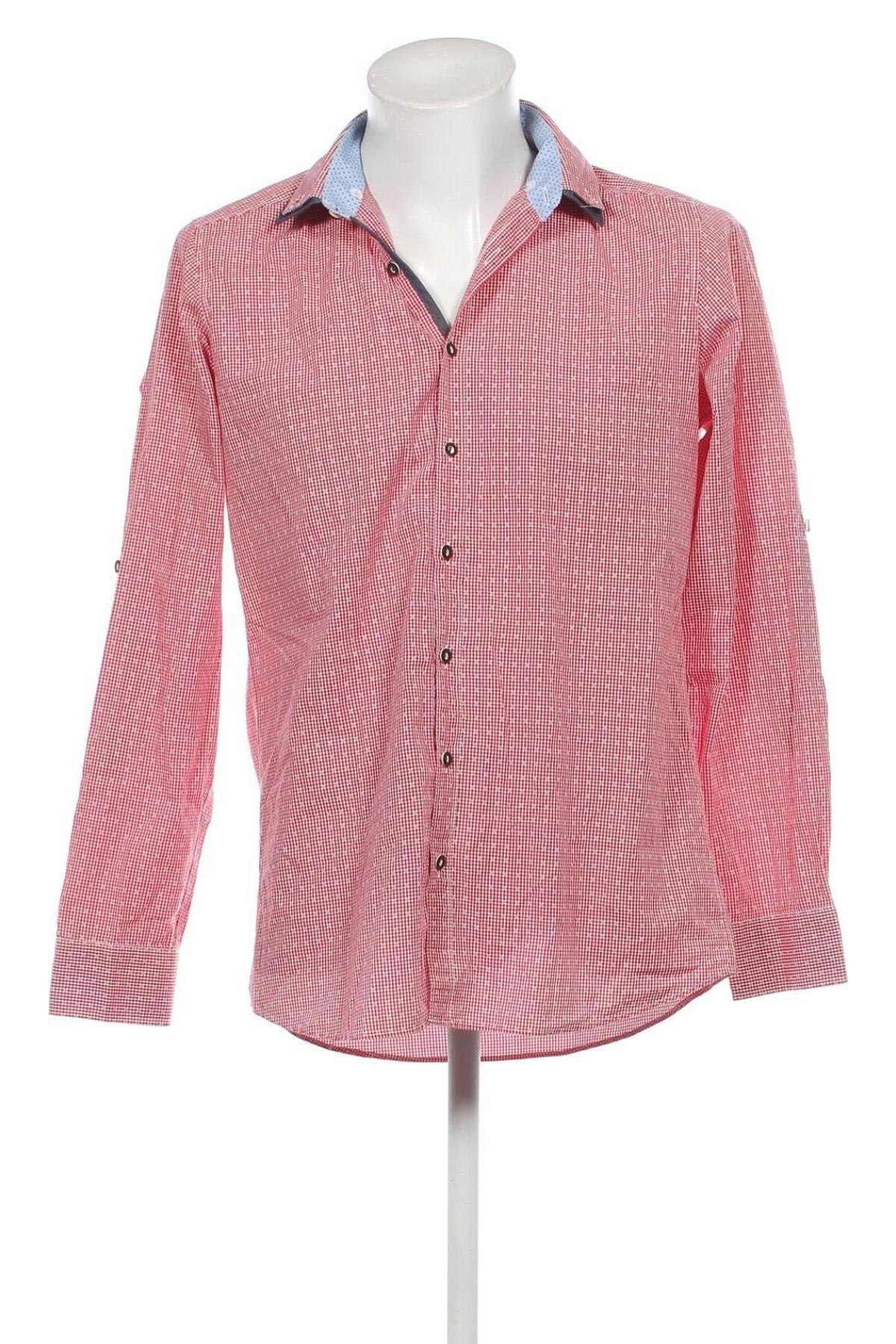 Ανδρικό πουκάμισο Olymp, Μέγεθος L, Χρώμα Κόκκινο, Τιμή 13,61 €