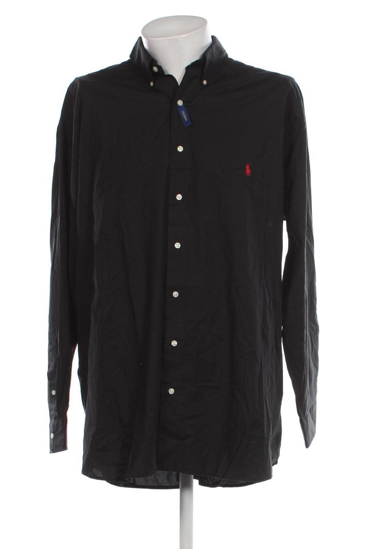 Męska koszula Polo By Ralph Lauren, Rozmiar 3XL, Kolor Czarny, Cena 554,55 zł