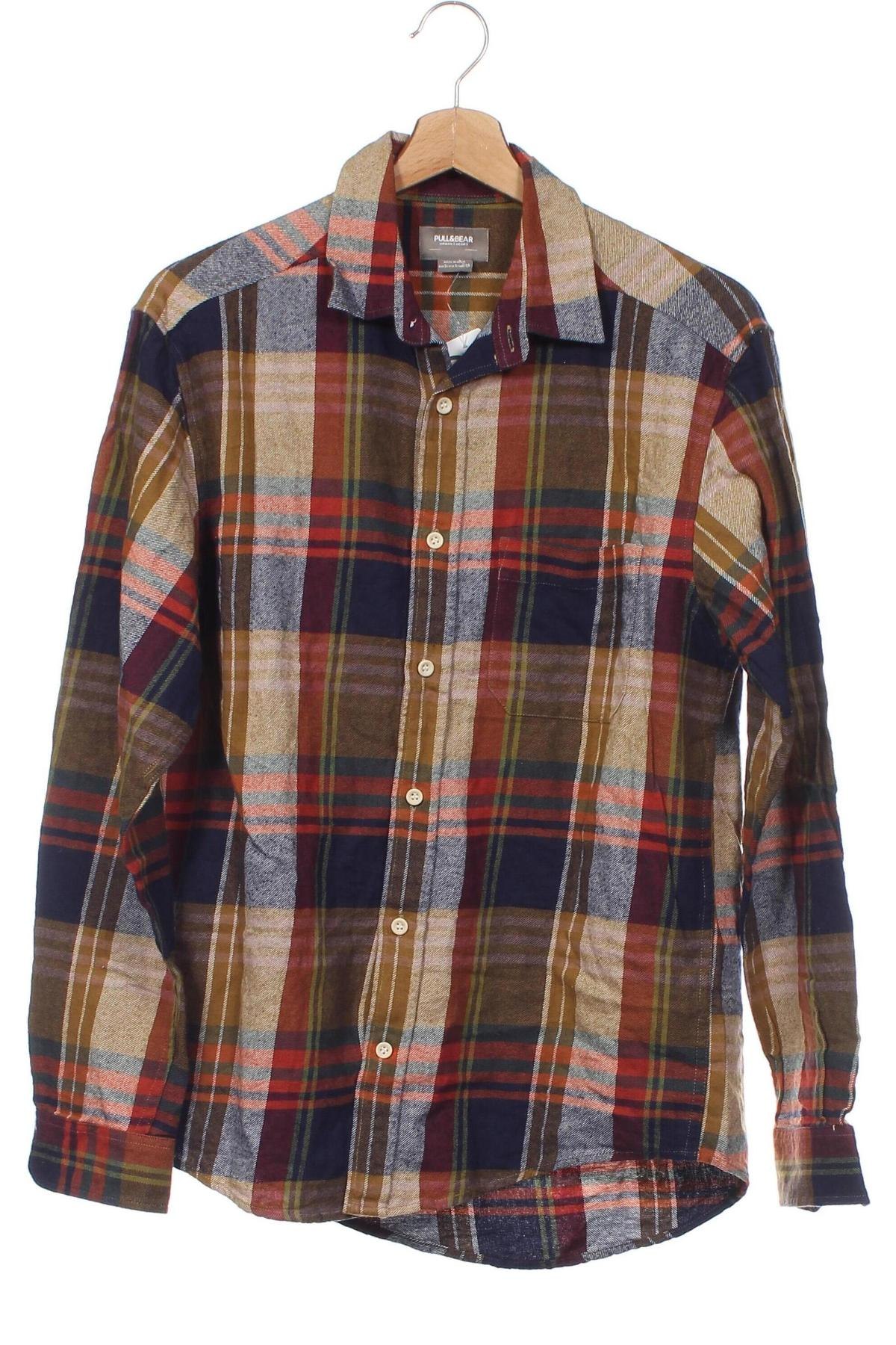Pánská košile  Pull&Bear, Velikost S, Barva Vícebarevné, Cena  162,00 Kč