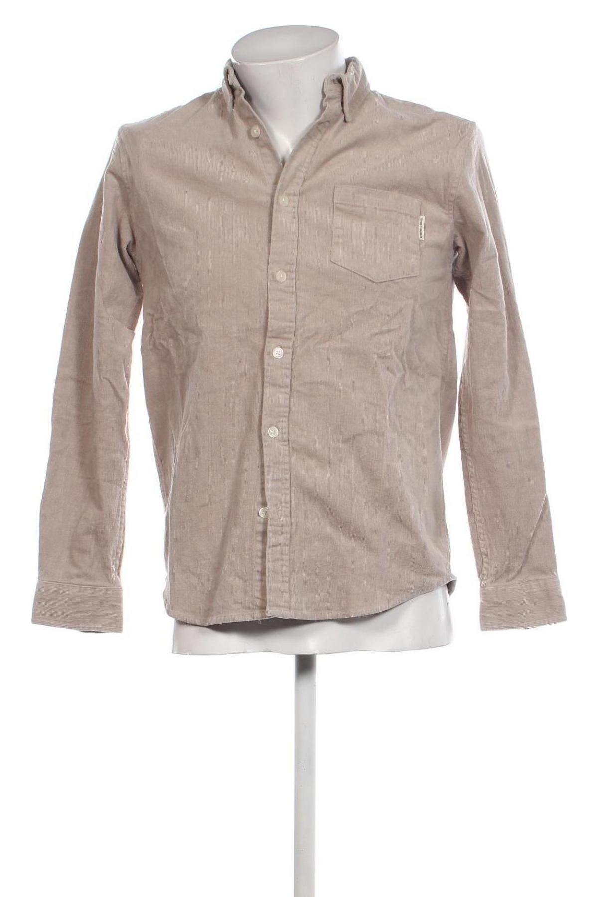 Ανδρικό πουκάμισο Rebel, Μέγεθος M, Χρώμα  Μπέζ, Τιμή 23,71 €